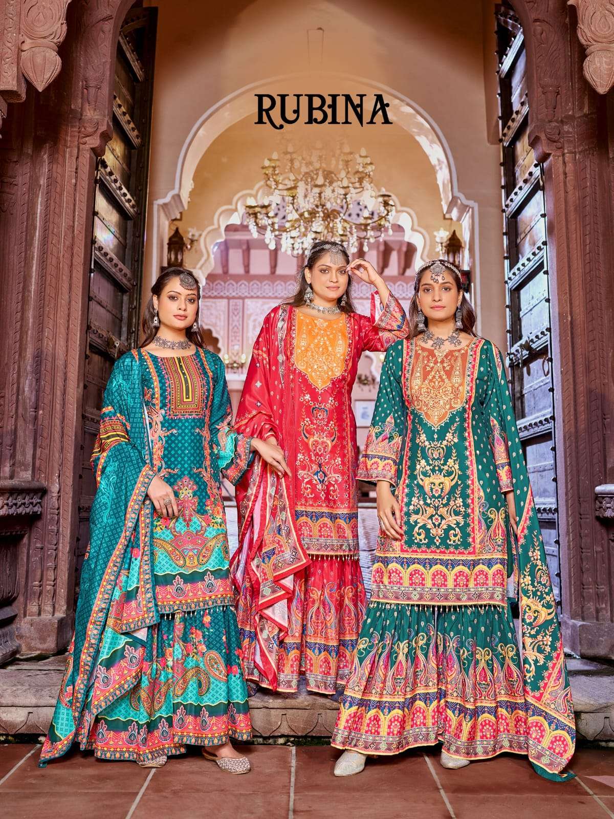 RUBINA BY TEXOFAB IN PURE CRAPE SILK DIGITAL PRINT WITH FULL COTTON INNER PAKISTANI SUIT 