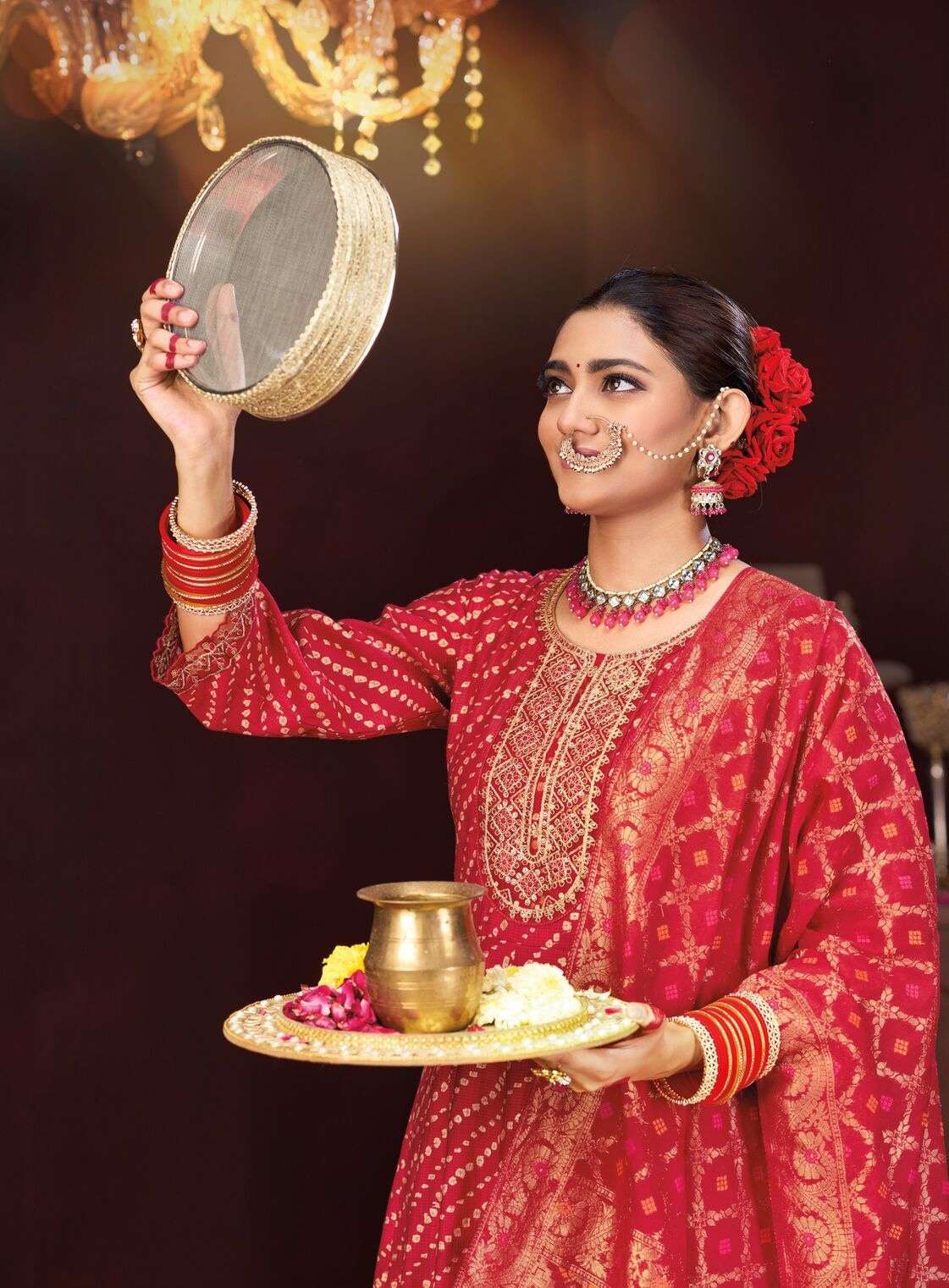 SAIYAAN VOL-1 BY RADHIKA LIFESTYLE IN BERLIN SILK KURTI PANT WITH DUPATTA WORK 