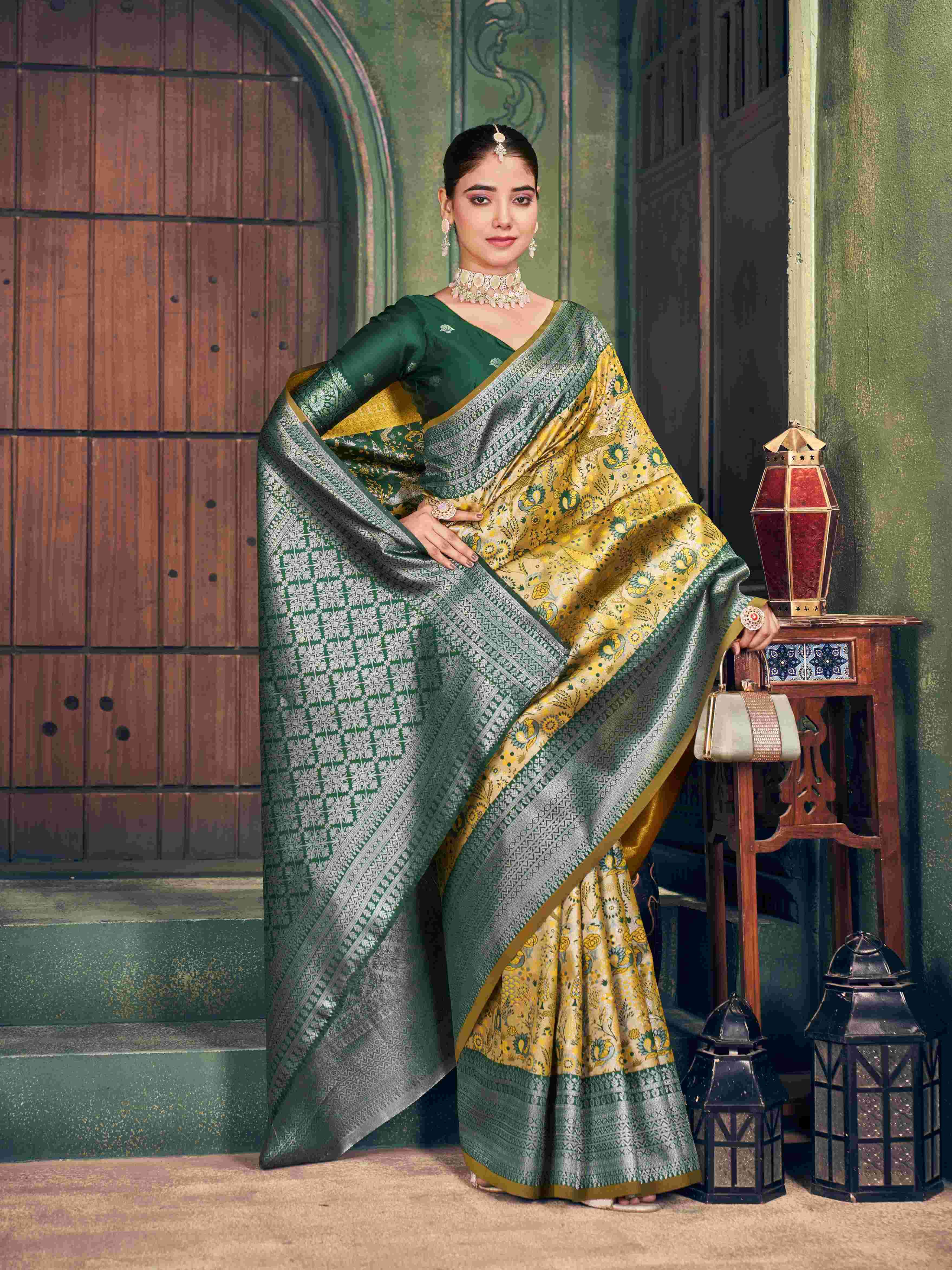 SAKHI SILK BY GOBUNI IN ZARI SILK SAREE 6.30 MTR WITH BLOUSE