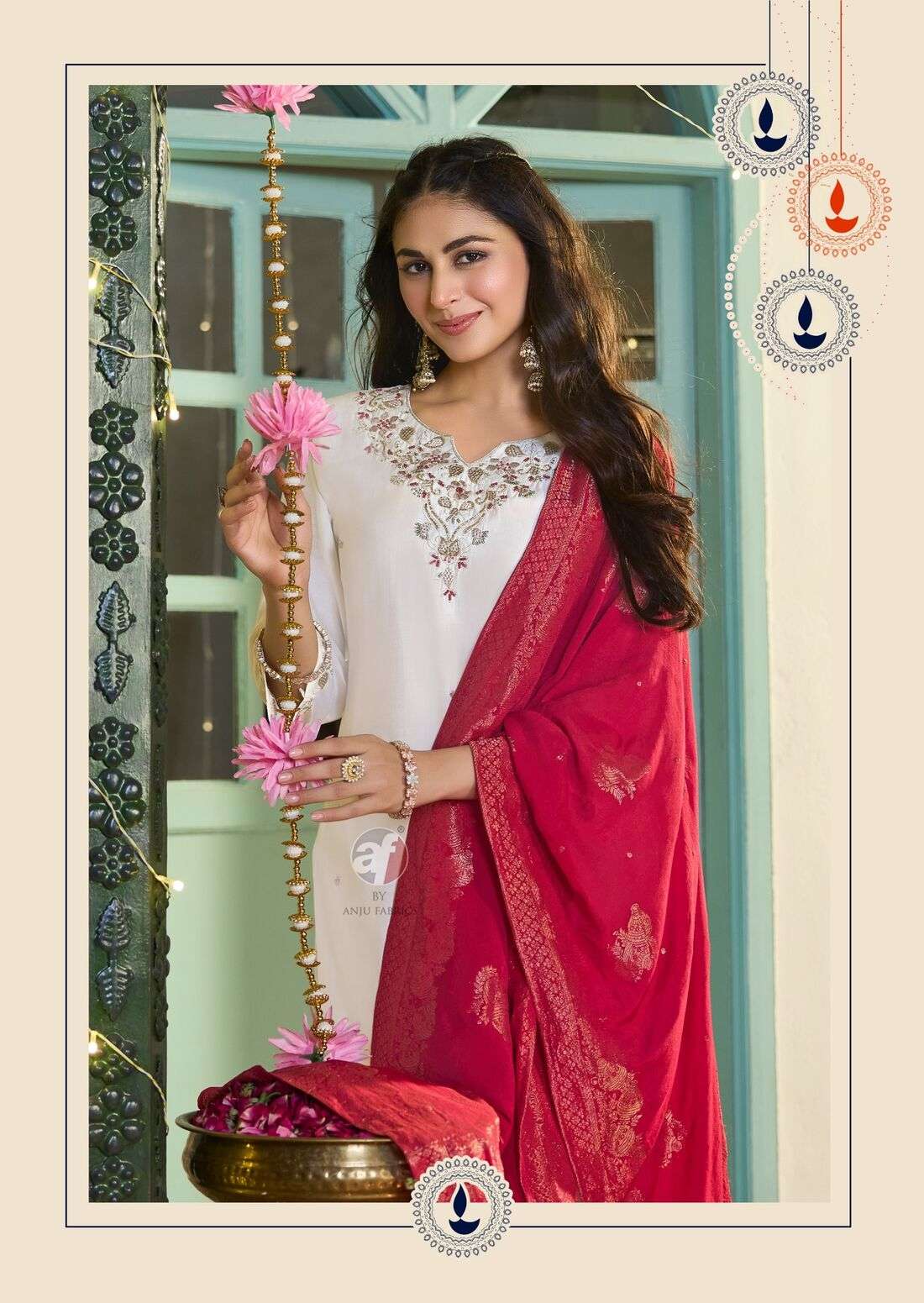 SHARARAT VOL-9 BY ANJU FABRICS IN MODAL SILK EMBROIDERY WITH HAND WORK 