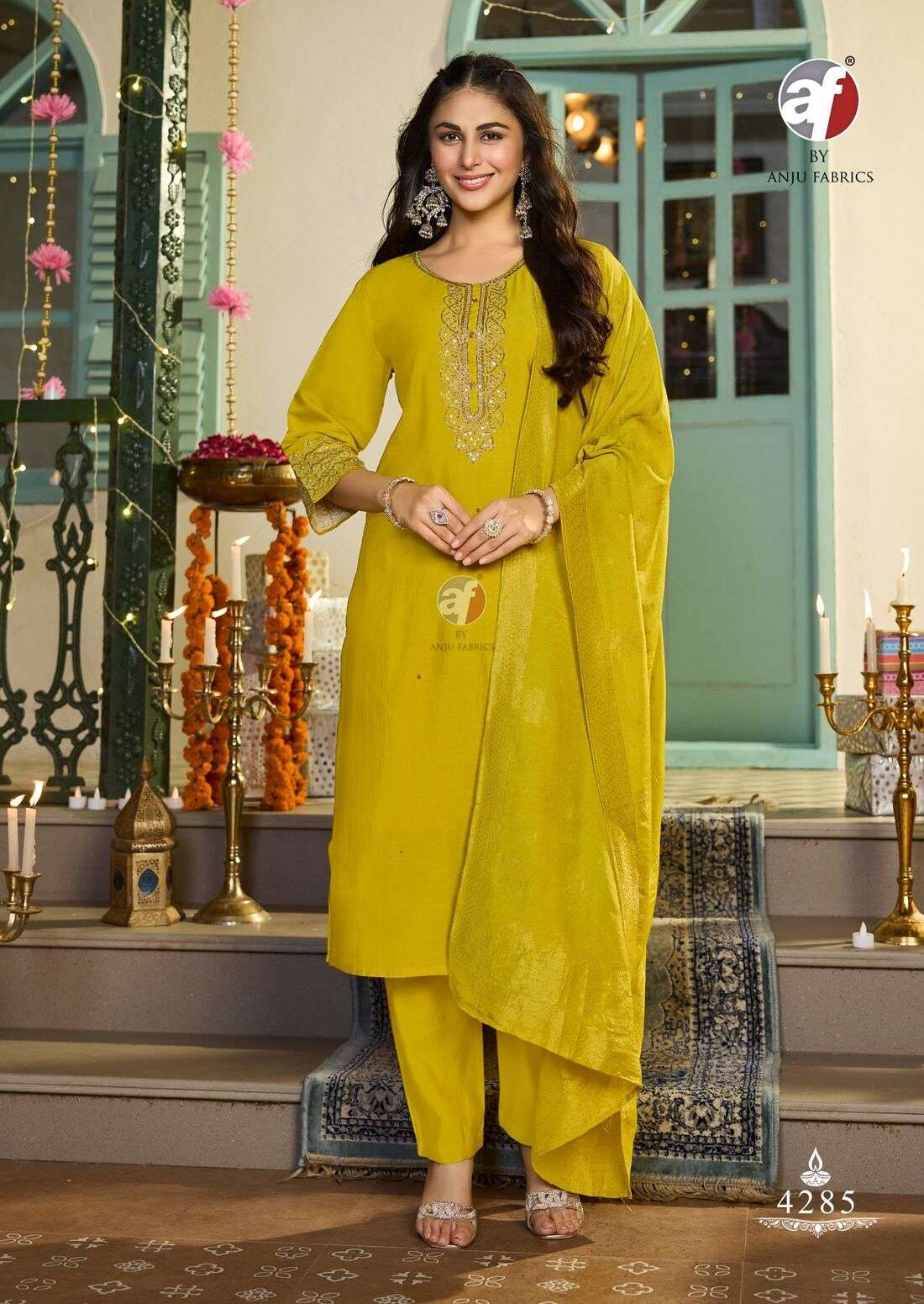 SHARARAT VOL-9 BY ANJU FABRICS IN MODAL SILK EMBROIDERY WITH HAND WORK 
