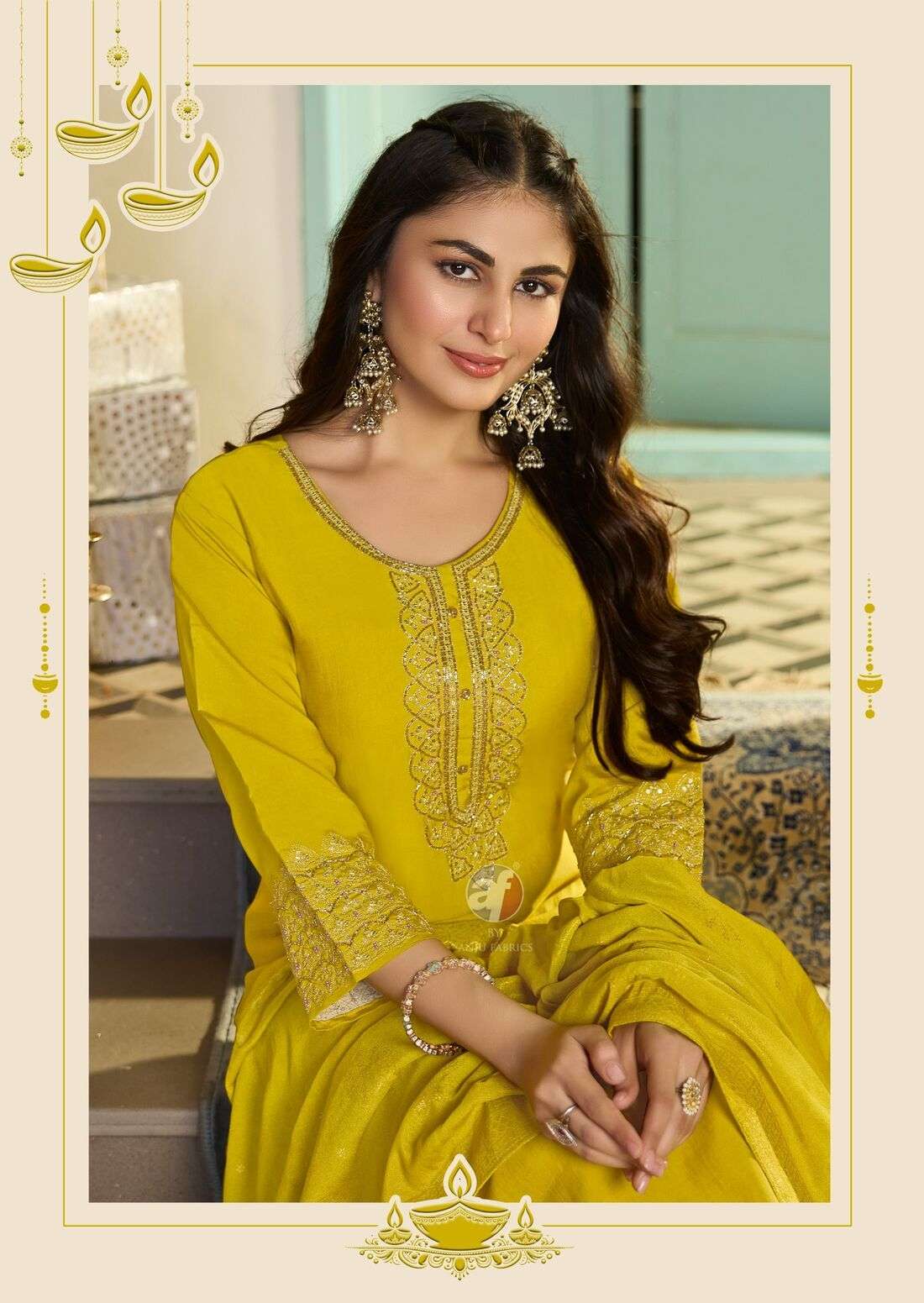 SHARARAT VOL-9 BY ANJU FABRICS IN MODAL SILK EMBROIDERY WITH HAND WORK 