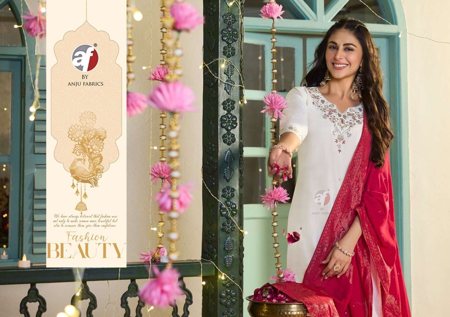 SHARARAT VOL-9 BY ANJU FABRICS IN MODAL SILK EMBROIDERY WITH HAND WORK 