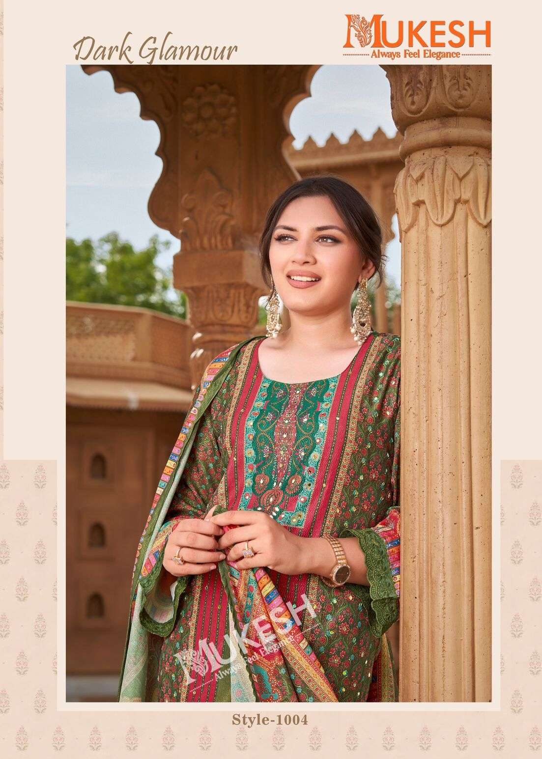 SHIBRA BY MUKESH IN PURE SIMMER MUSLIN DIGITAL PRINT WITH FULL MICRO INNER