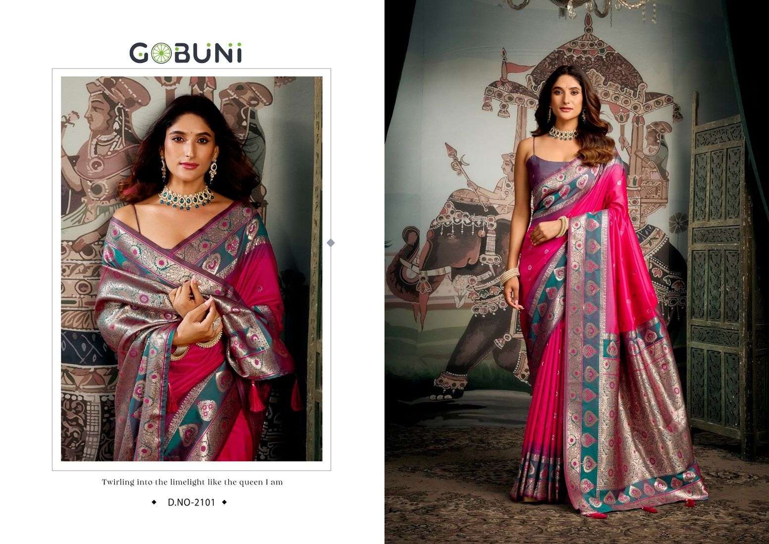 SHRAVYA SILK BY GUBUNI IN PREMIUM SOFT SILK WITH MINA WORK & JHALLAR DETAILING 