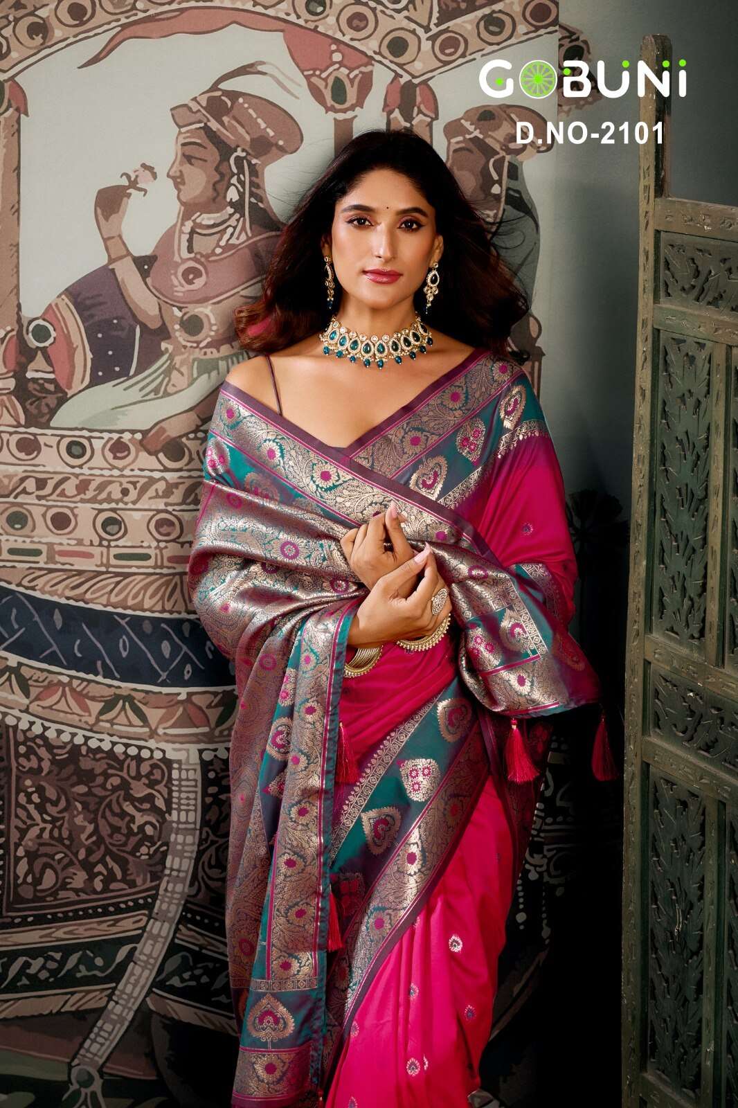 SHRAVYA SILK BY GUBUNI IN PREMIUM SOFT SILK WITH MINA WORK & JHALLAR DETAILING 