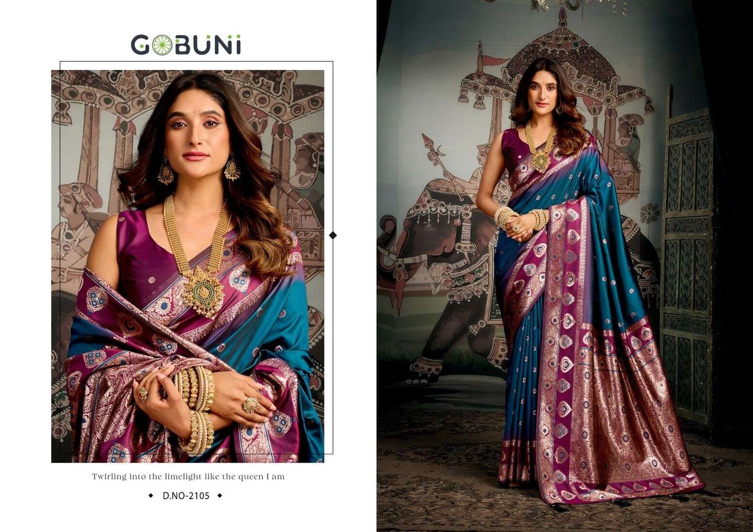 SHRAVYA SILK BY GUBUNI IN PREMIUM SOFT SILK WITH MINA WORK & JHALLAR DETAILING 