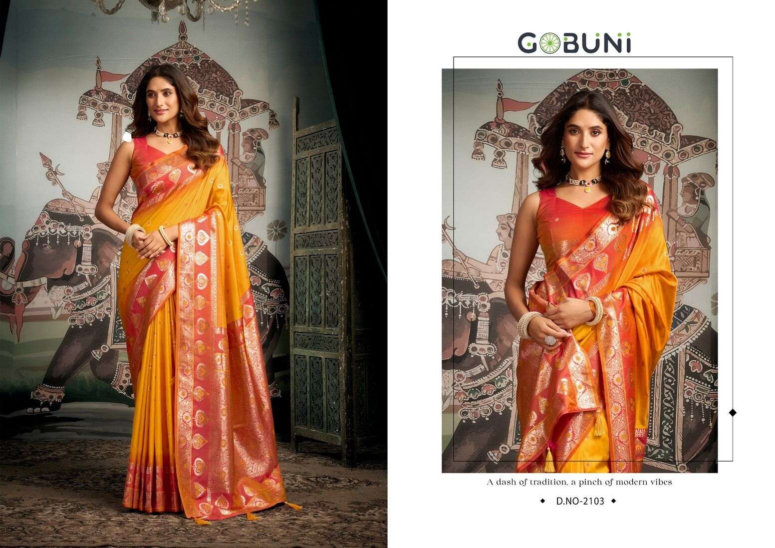 SHRAVYA SILK BY GUBUNI IN PREMIUM SOFT SILK WITH MINA WORK & JHALLAR DETAILING 