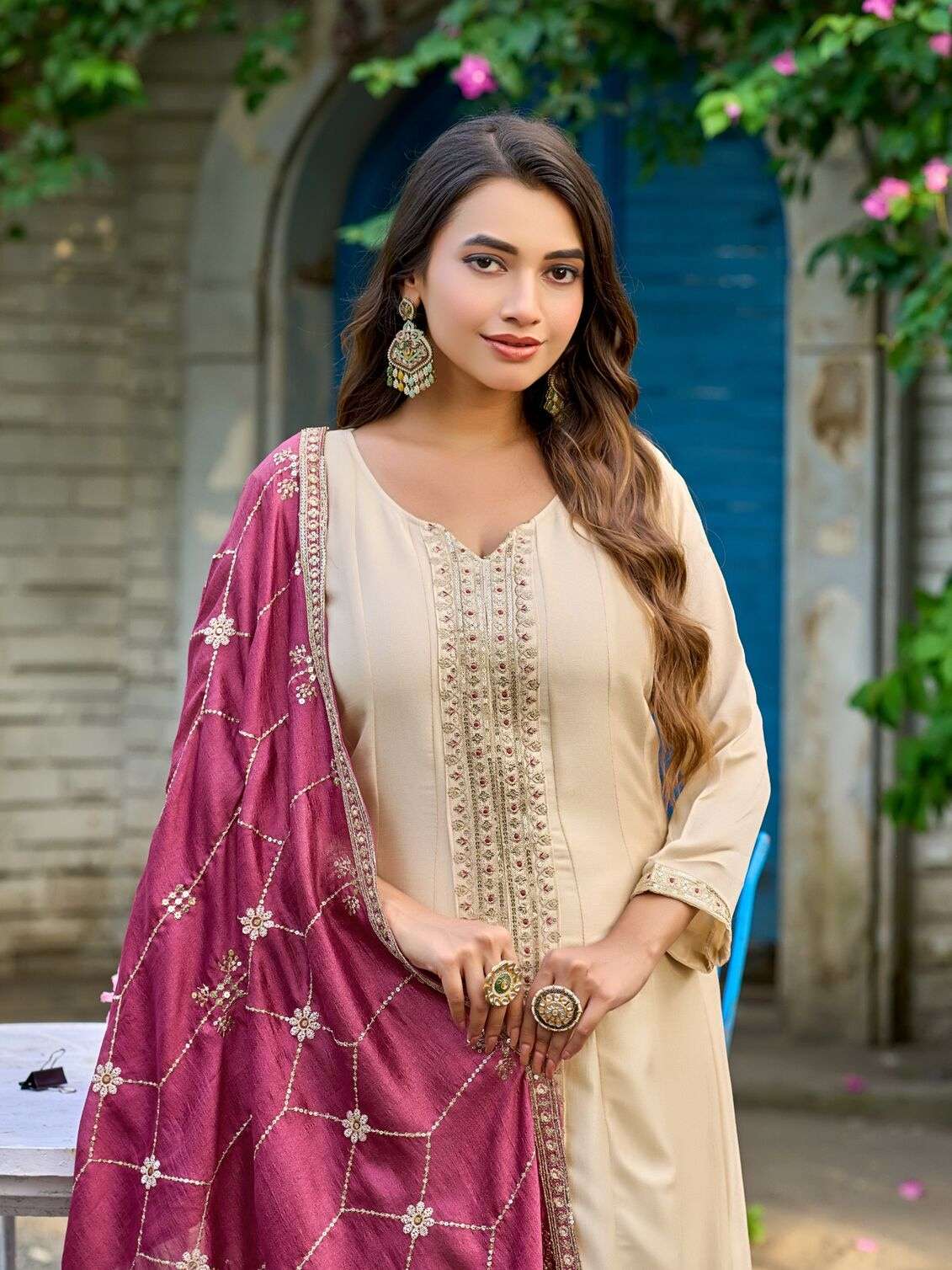 SIMRAN BY AANCHI IN VICHITRA SILK WITH FANCY CONTRAS DUPATTA WORK 