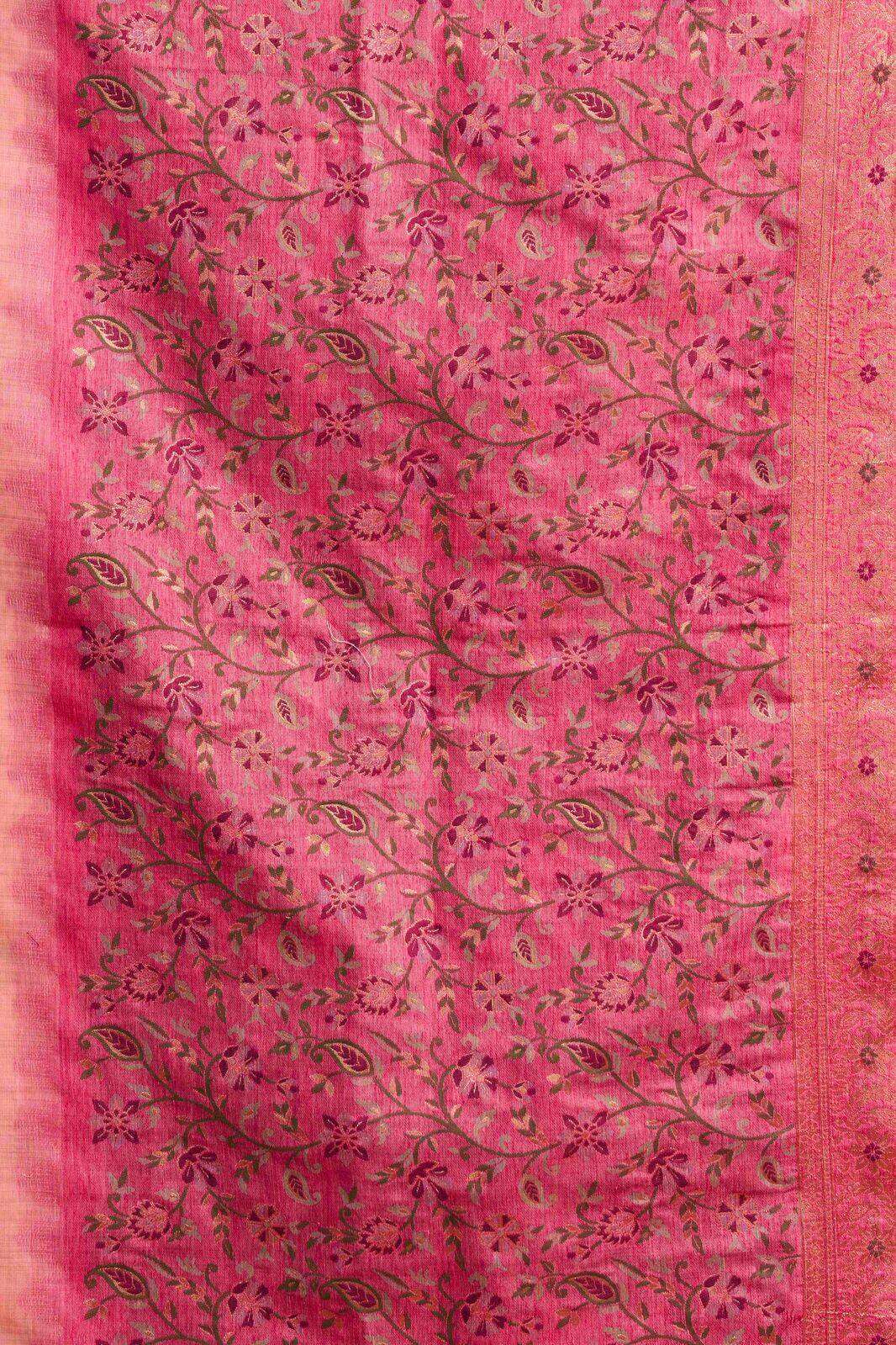 SINDOOR BY TEXOFAB IN PURE COTTON WITH ZHALLAR 6.30 MTR WITH BLOUSE 