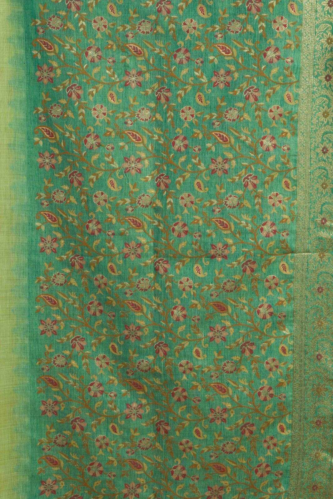 SINDOOR BY TEXOFAB IN PURE COTTON WITH ZHALLAR 6.30 MTR WITH BLOUSE 