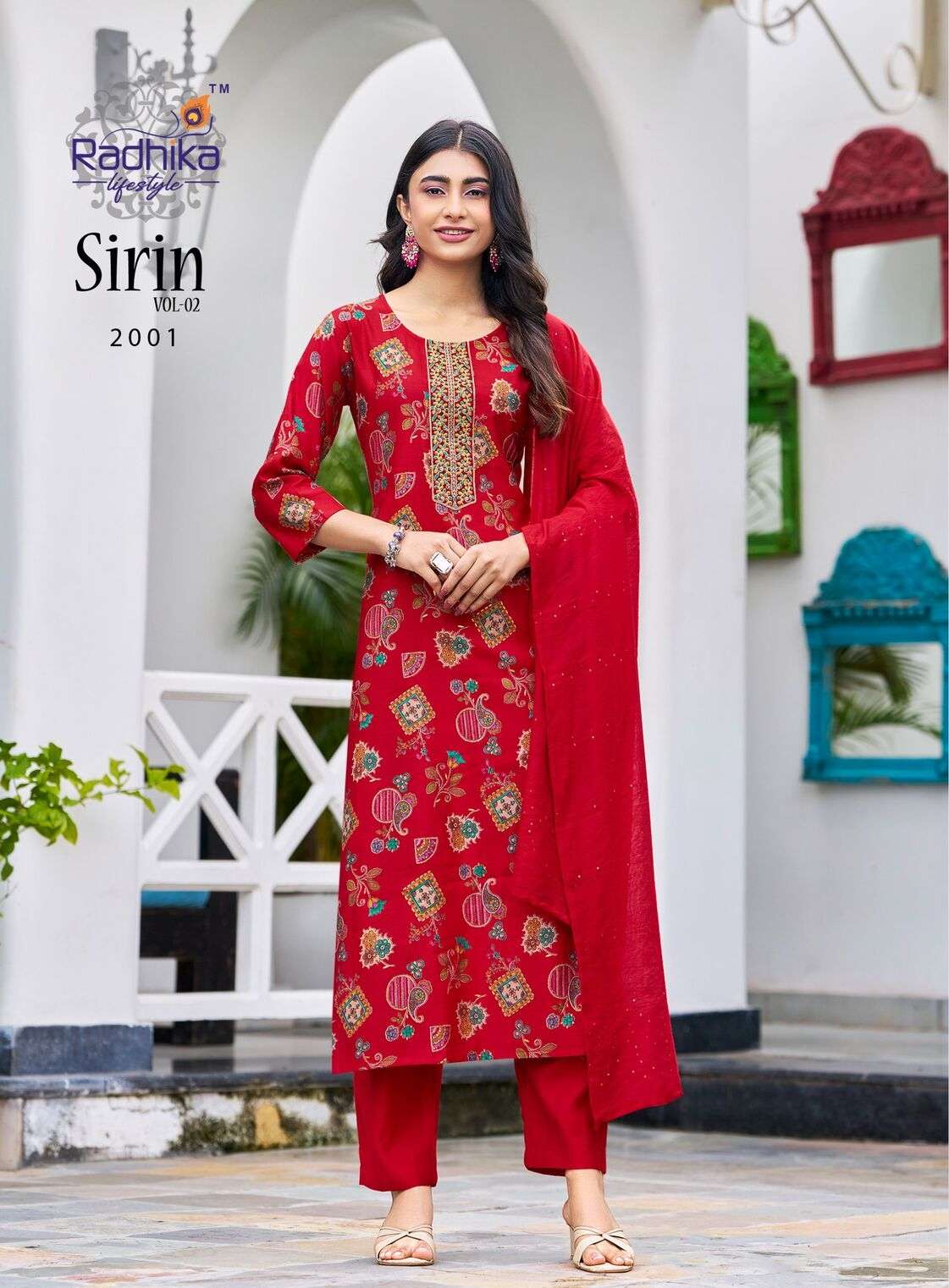 SIRIN VOL-2 BY RADHIKA LIFESTYLE IN VERTICAN FOIL PRINT WITH EMBROIDERY WORK