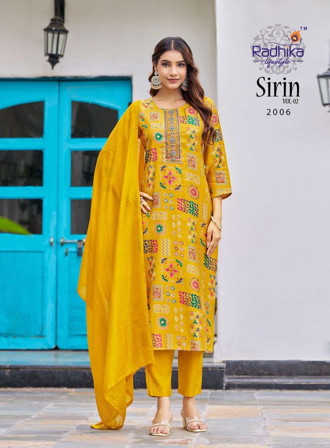 SIRIN VOL-2 BY RADHIKA LIFESTYLE IN VERTICAN FOIL PRINT WITH EMBROIDERY WORK