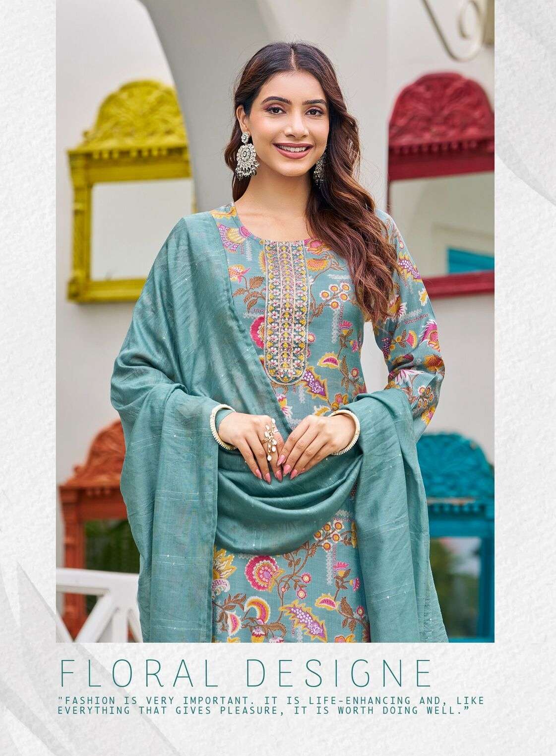 SIRIN VOL-2 BY RADHIKA LIFESTYLE IN VERTICAN FOIL PRINT WITH EMBROIDERY WORK