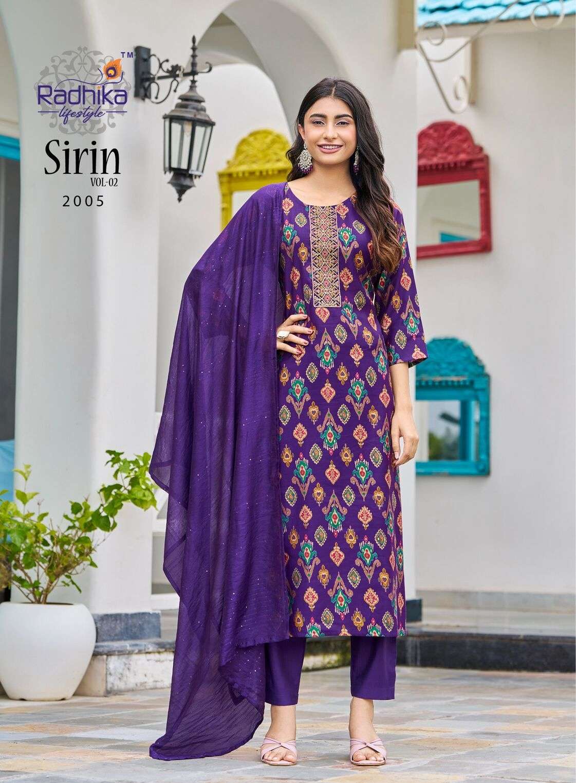 SIRIN VOL-2 BY RADHIKA LIFESTYLE IN VERTICAN FOIL PRINT WITH EMBROIDERY WORK