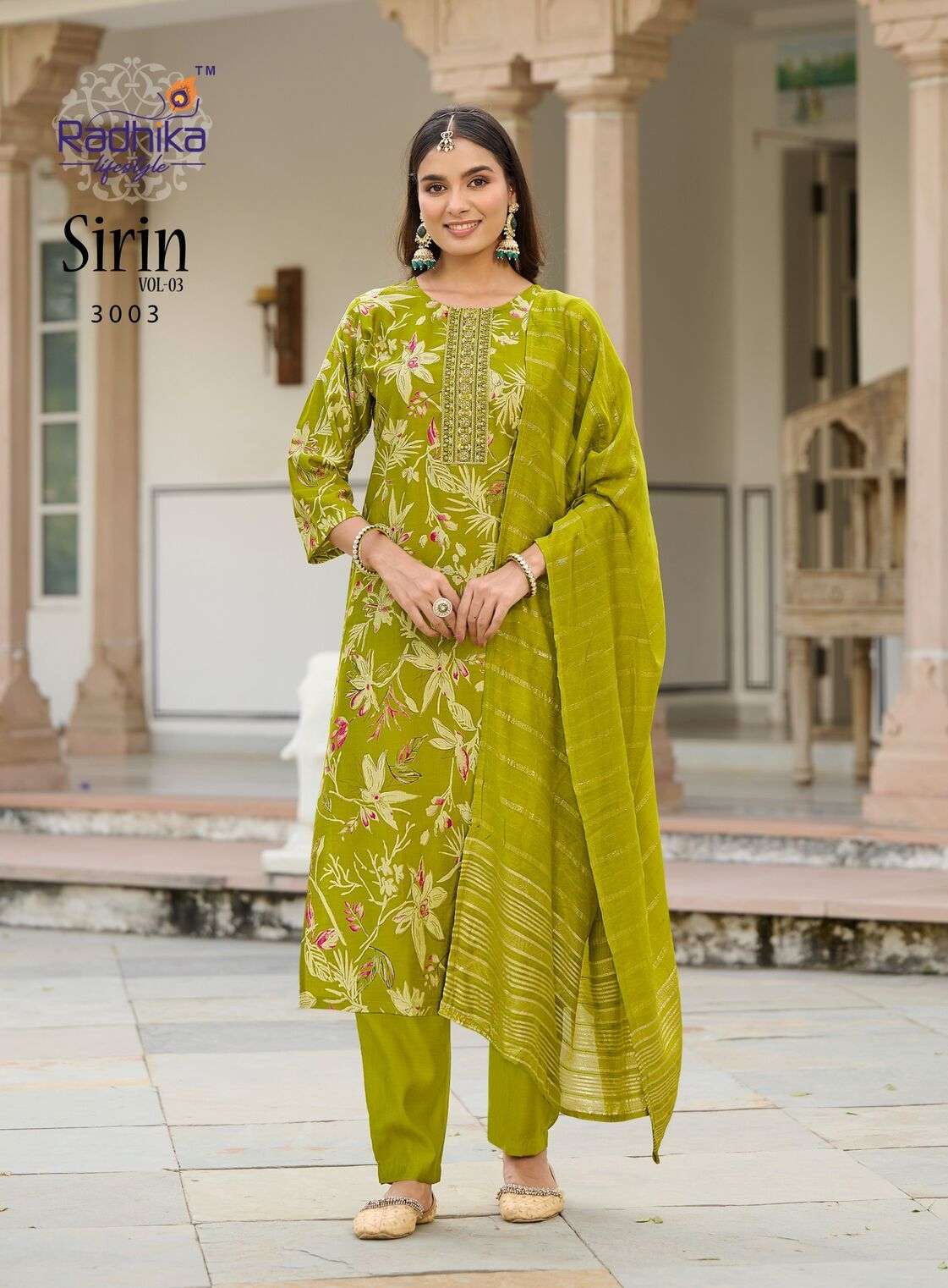 SIRIN VOL-3 BY RADHIKA LIFESTYLE IN VERTICAN FOIL PRINT WITH EMBROIDERY WORK