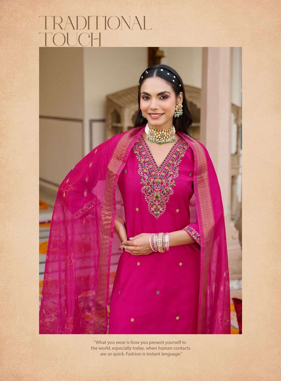 SUHANI VOL-2 BY RADHIKA LIFESTYLE IN VATICAN SILK & ORGANZA DIGITAL DUPATTA WITH WORK 