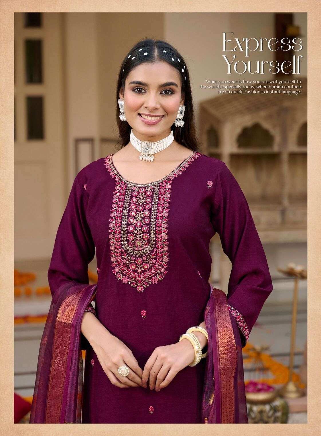 SUHANI VOL-2 BY RADHIKA LIFESTYLE IN VATICAN SILK & ORGANZA DIGITAL DUPATTA WITH WORK 