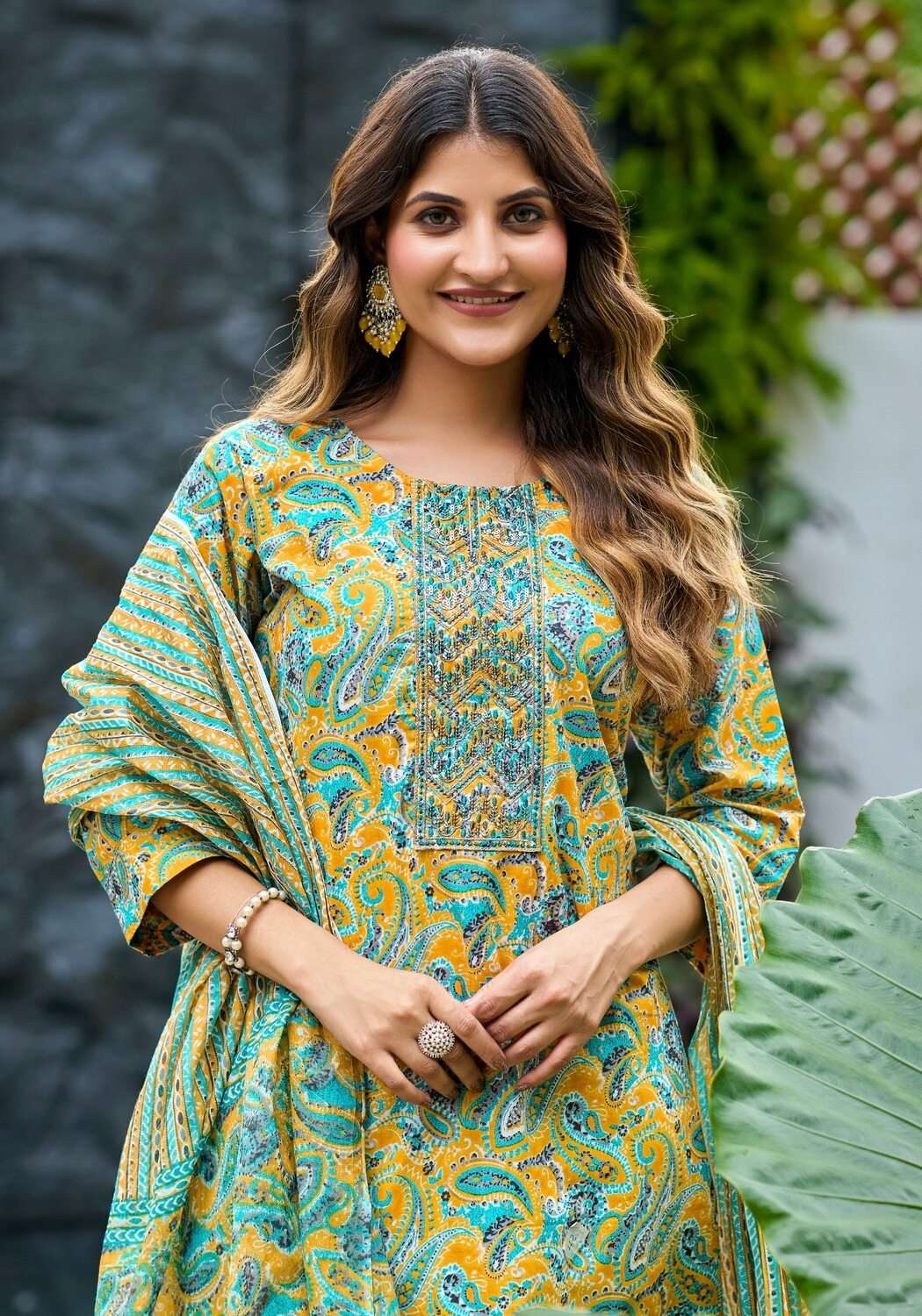 TRENDY COTTON VOL-1 BY VANISKA IN PURE COTTON PRINT WITH HEAVY EMBROIDERY WORK 