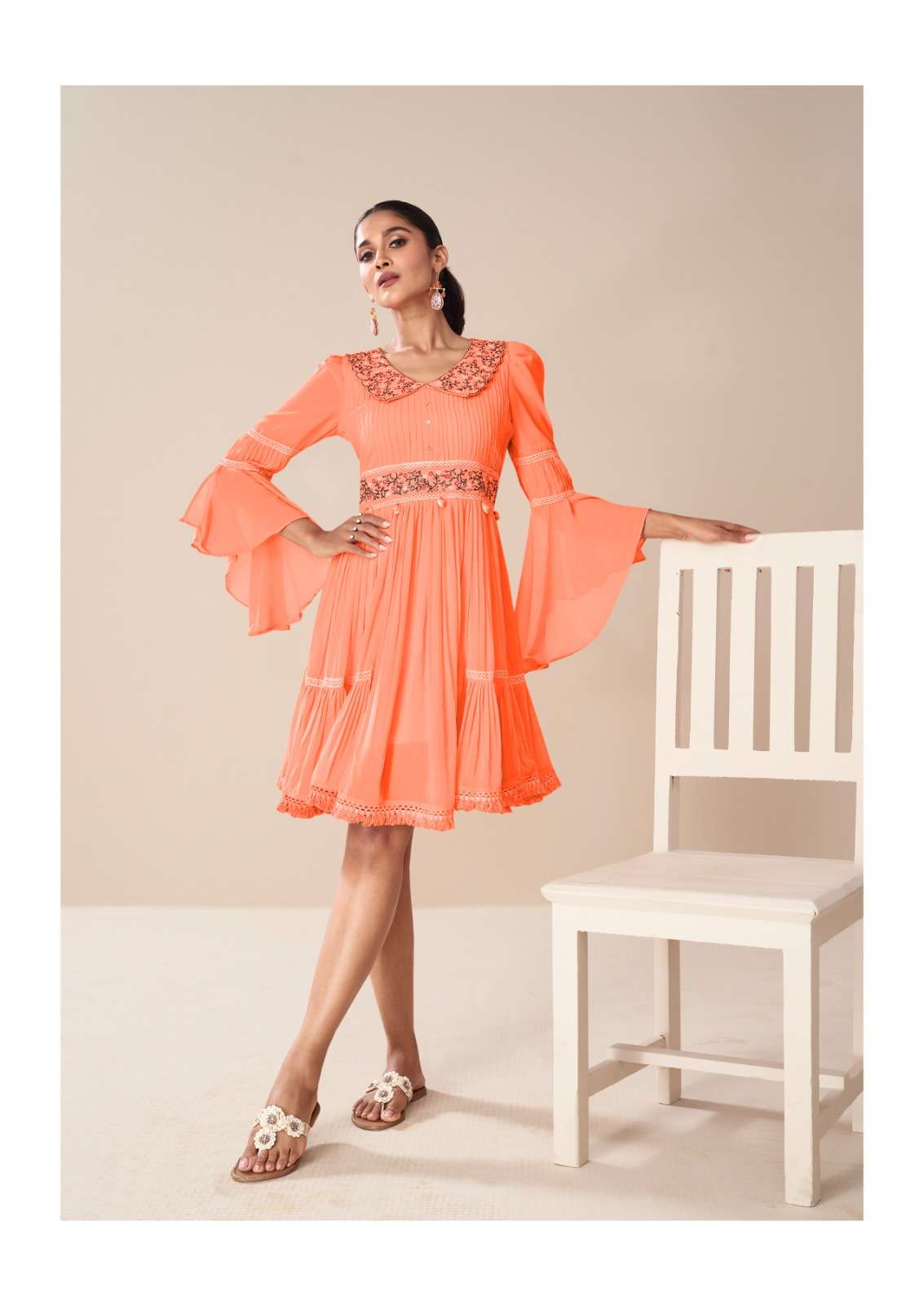 TUNIC VOL-2 BY VAMIKA IN HEAVY FOXS GEORGETTE WITH ROYAL CRAPE INNER DESIGNER TUNICS