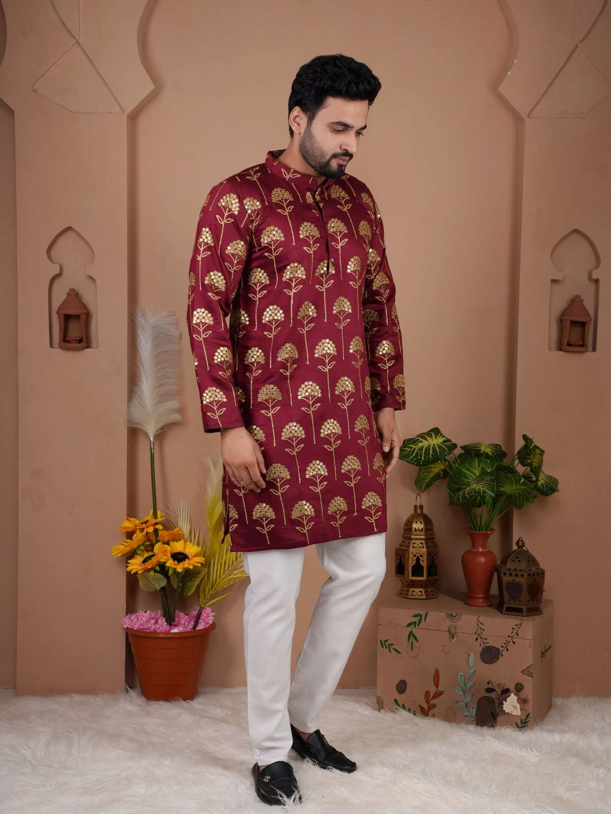 VOL-18 BY TEXOFAB IN GADHVAL SILK WITH HEAVY EMBROIDERY SEQUENCE WORK 