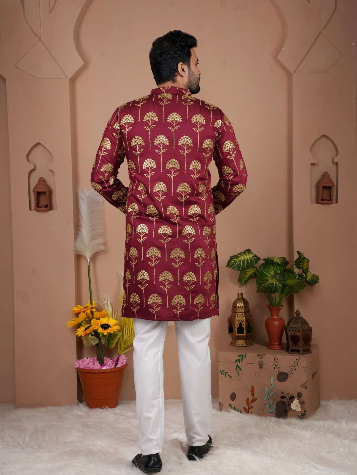 VOL-18 BY TEXOFAB IN GADHVAL SILK WITH HEAVY EMBROIDERY SEQUENCE WORK 