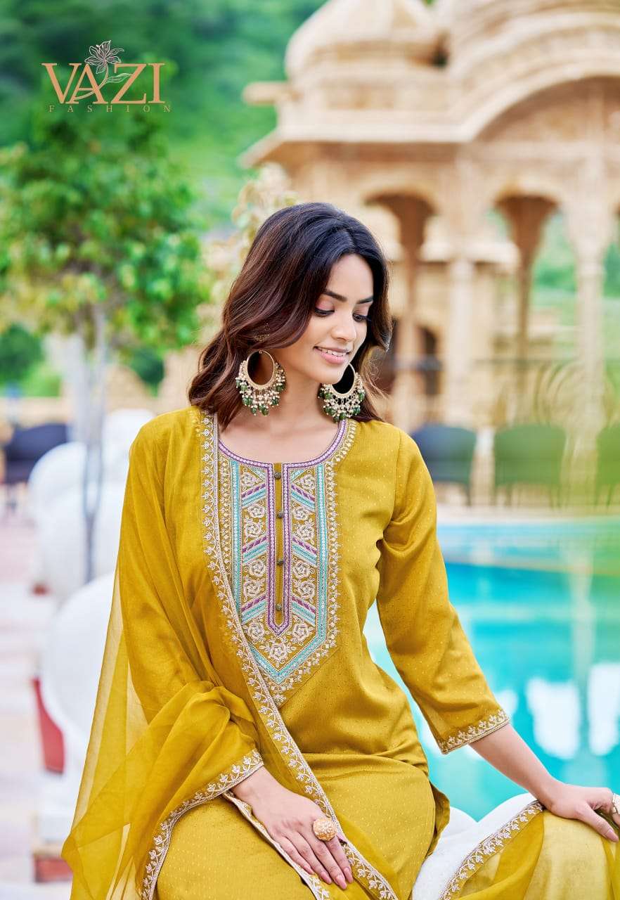 ZOYA BY VAZI FASHION IN PURE VISCOUS CHINON CHIFON AIRTEXT HANDWORK 