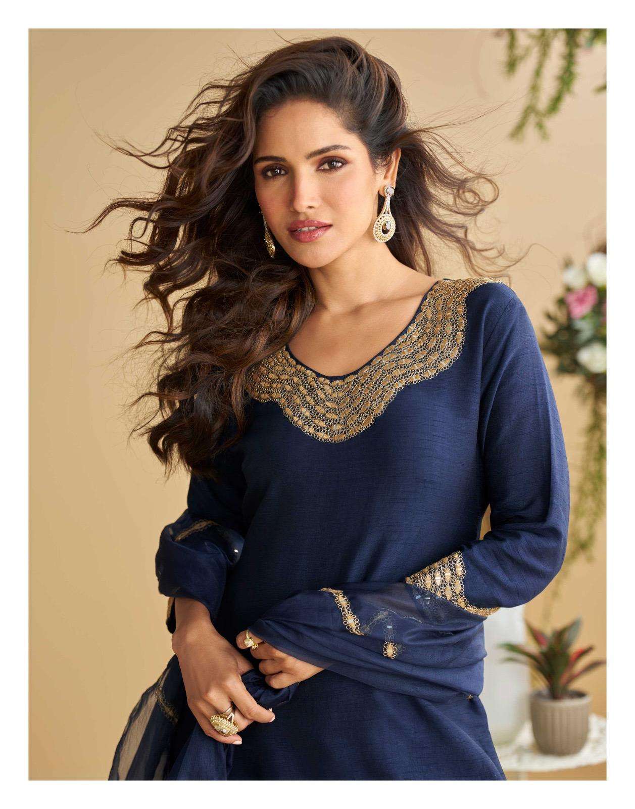 AMARA BY SAYURI DESIGNER IN PREMIUM REAL SILK FESTIVE LOOK EMBROIDERED MIRROR WORK