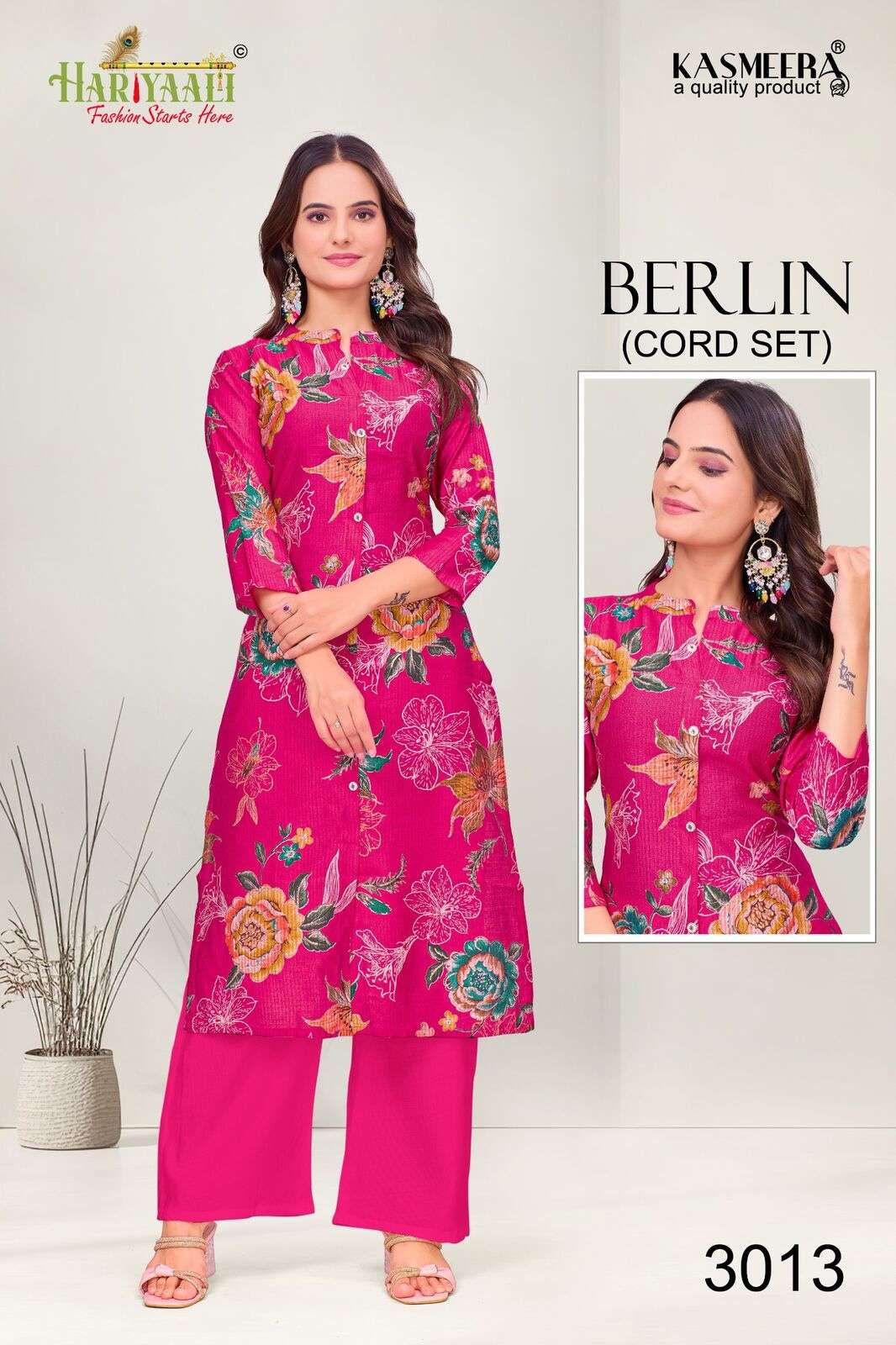 BERLIN VOL-3 BY HARIYAALI IN BERLIN SILK DISHCHARGE PRINT WITH A LINE PATTERN 