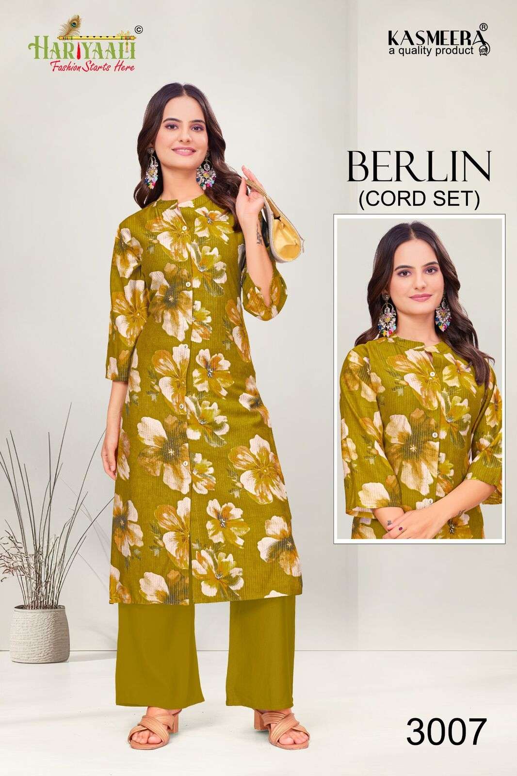 BERLIN VOL-3 BY HARIYAALI IN BERLIN SILK DISHCHARGE PRINT WITH A LINE PATTERN 