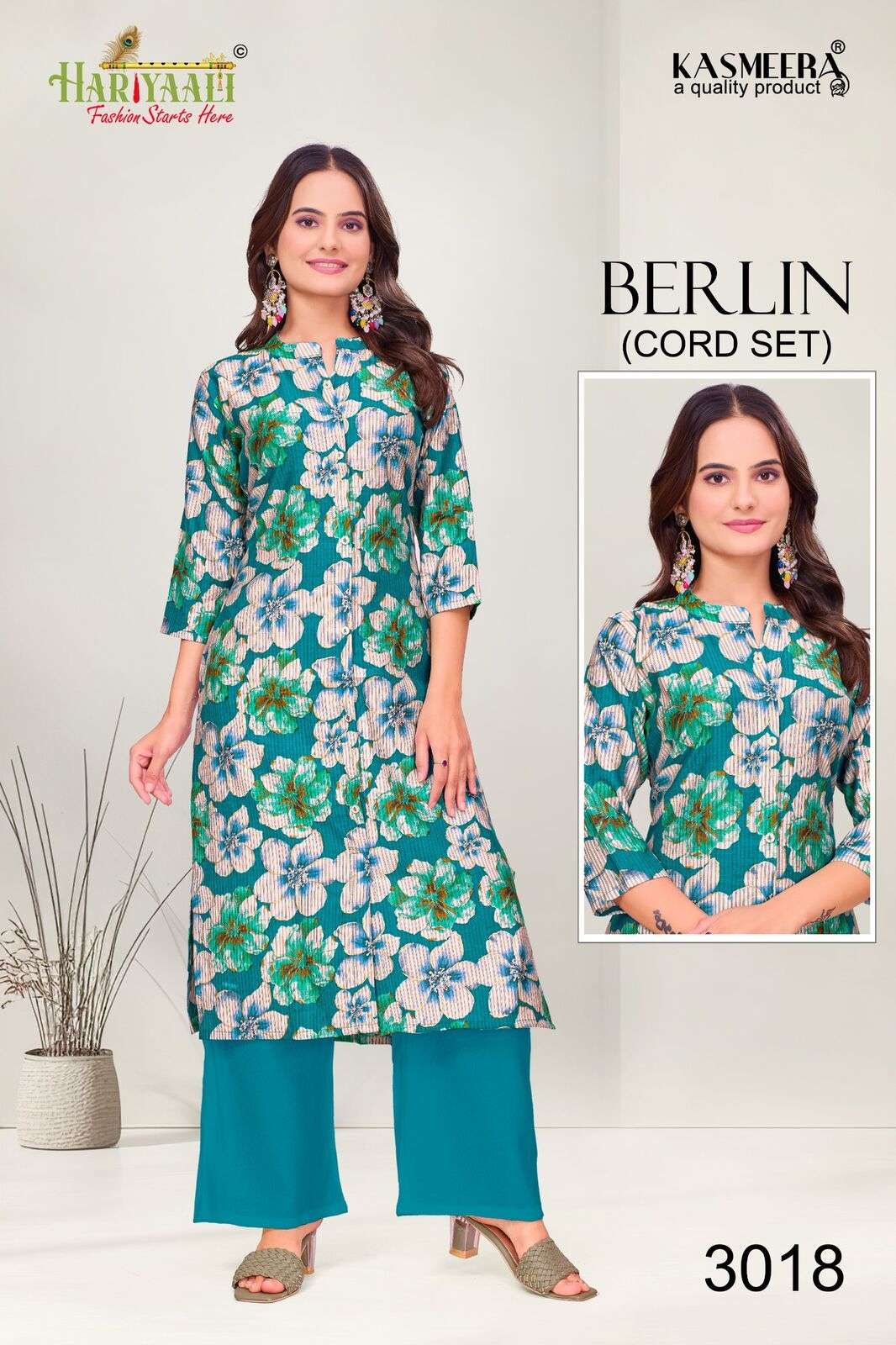 BERLIN VOL-3 BY HARIYAALI IN BERLIN SILK DISHCHARGE PRINT WITH A LINE PATTERN 