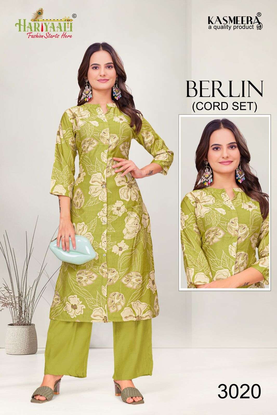BERLIN VOL-3 BY HARIYAALI IN BERLIN SILK DISHCHARGE PRINT WITH A LINE PATTERN 