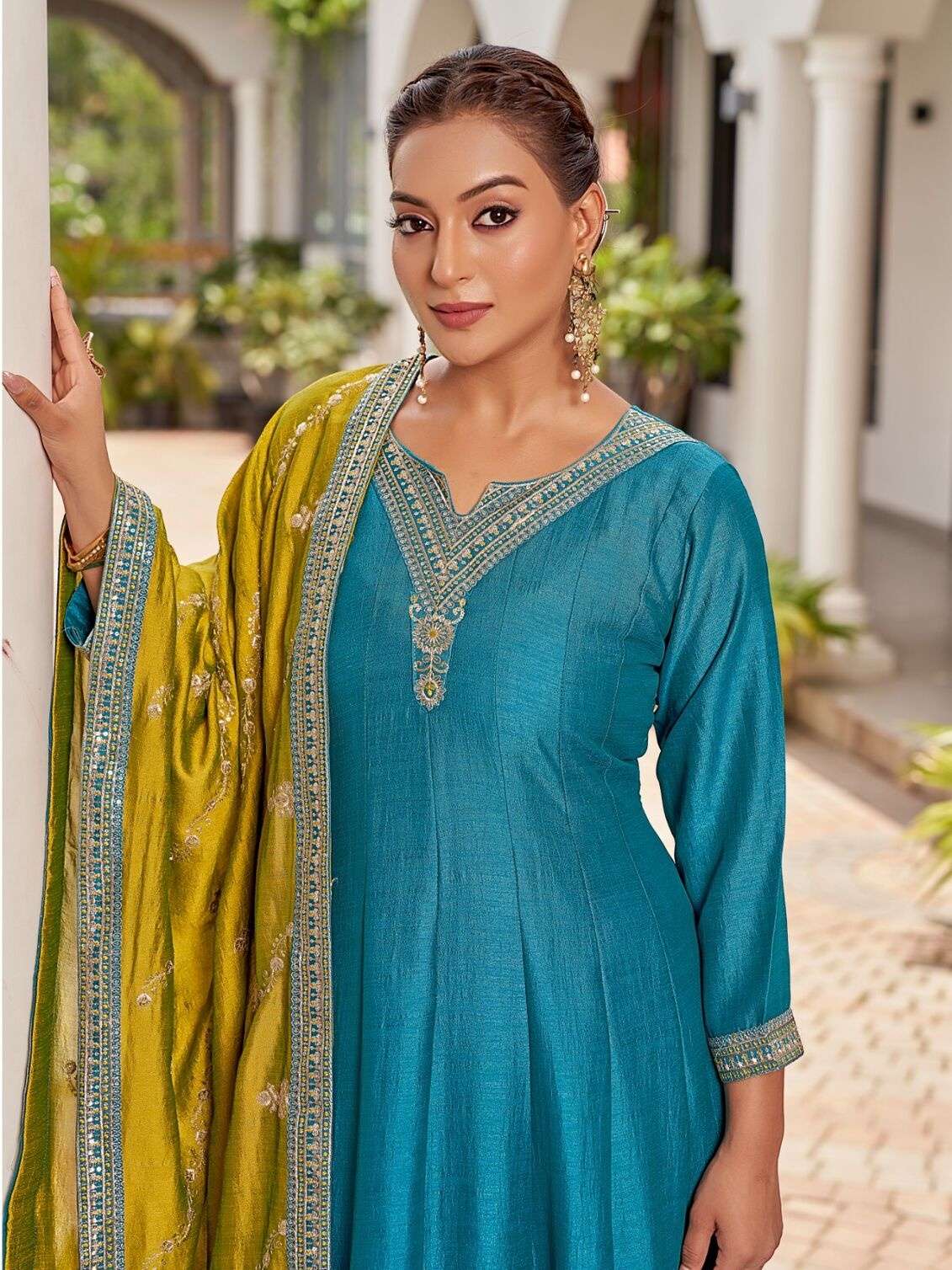 GARIMA BY AANCHI IN VICHITRA SILK WITH FANCY CONTRAST DUPATTA WORK