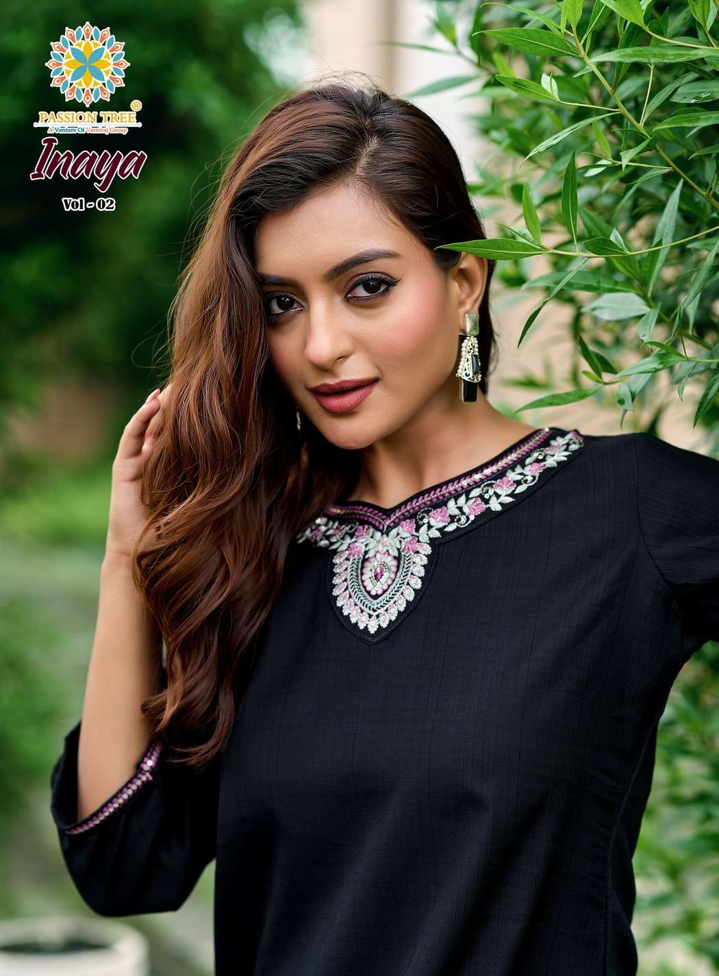 INAYA VOL-2 BY PASSION TREE IN VATICAN SILK TOP & BOTTOM WITH FANCY EMBROIDERY WORK 