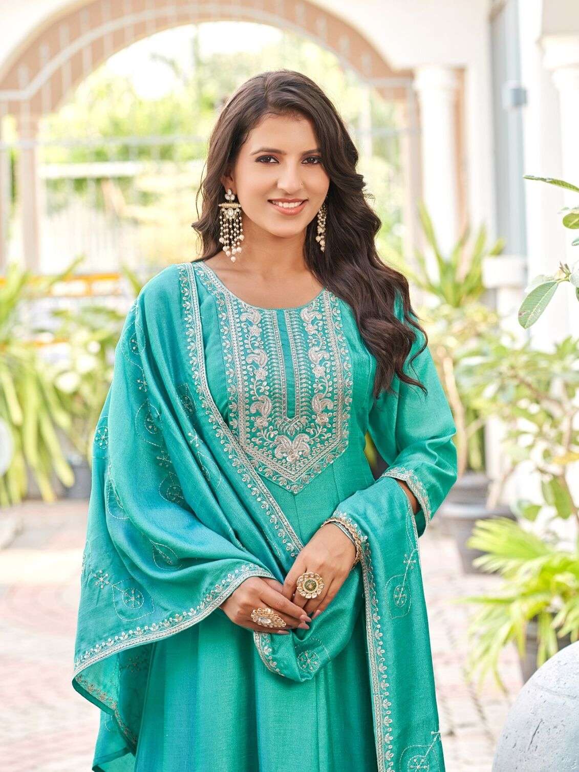 JIL-MIL BY AANCHI IN VICHITRA SILK WITH EMBROIDERY & FANCY DUPATTA WORK