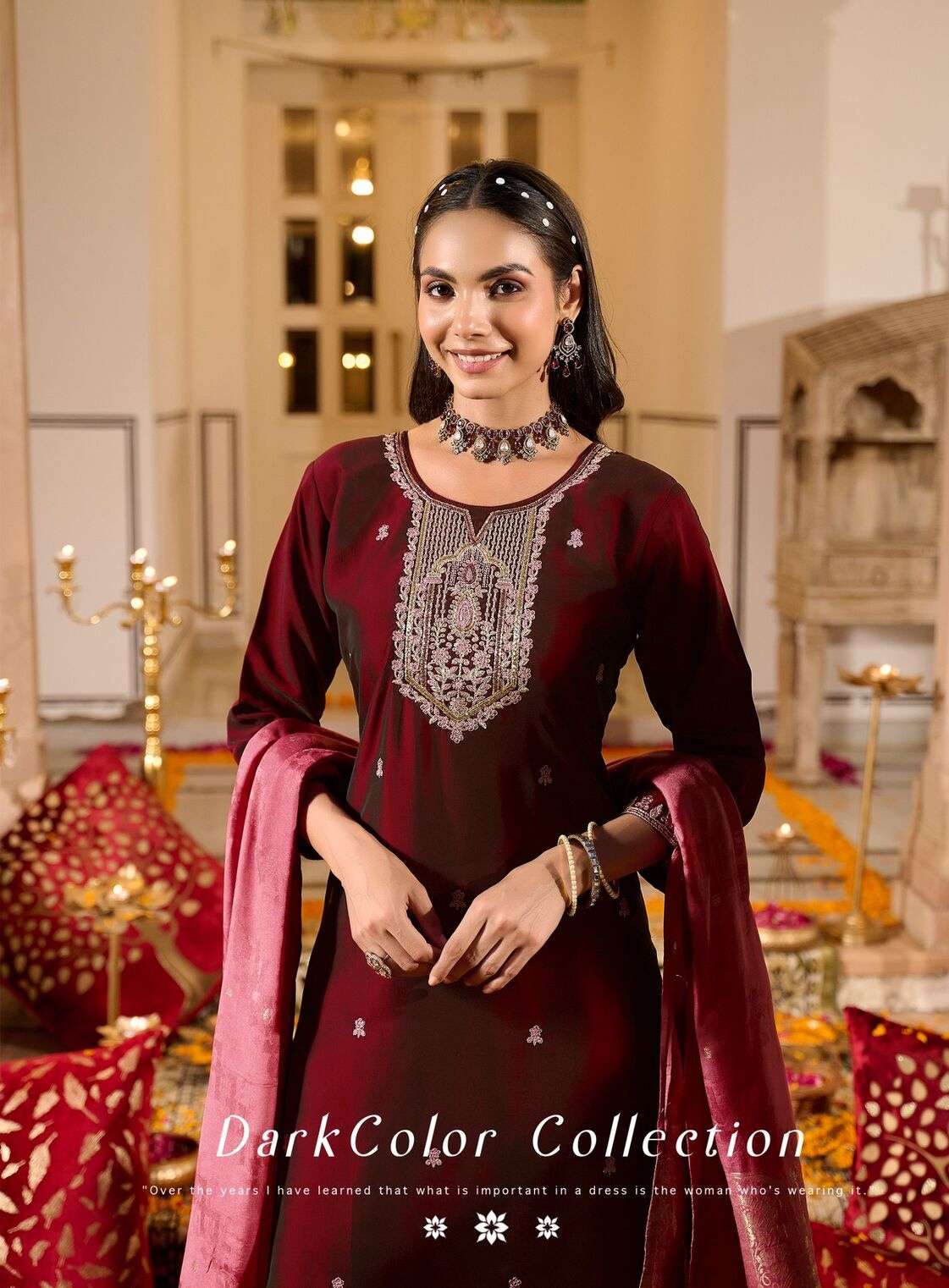 RAHII VOL-1 BY RADHIKA LIFESTYLE IN RANGEELA SILK WITH EMBROIDERY & HAND WORK