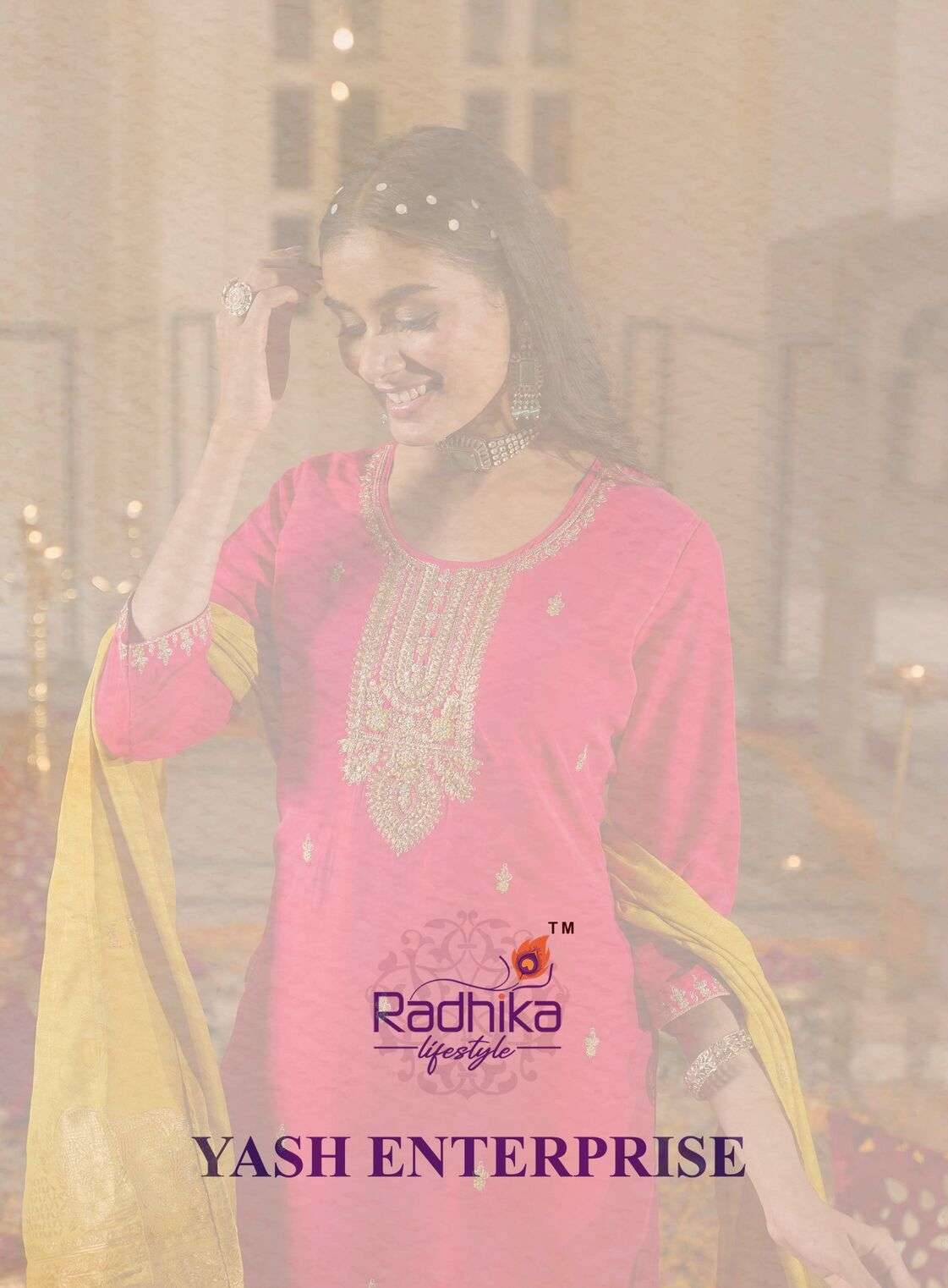 RAHII VOL-1 BY RADHIKA LIFESTYLE IN RANGEELA SILK WITH EMBROIDERY & HAND WORK