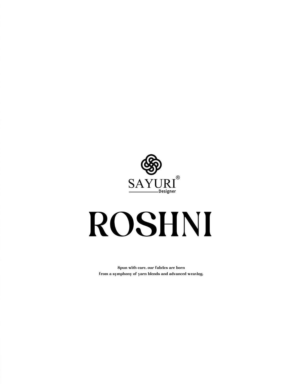 ROSHNI BY SAYURI DESIGNER IN PREMIUM REAL SILK WITH FRONT AND BACK EMBROIDERED GOWN 