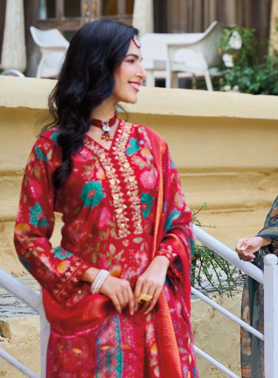 TAKSHVI VOL-1 BY RADHIKA LIFESTYLE IN VATICAN PRINT WITH EMBROIDERY WORK 