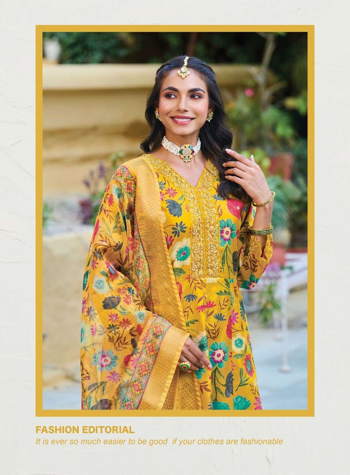 TAKSHVI VOL-1 BY RADHIKA LIFESTYLE IN VATICAN PRINT WITH EMBROIDERY WORK 