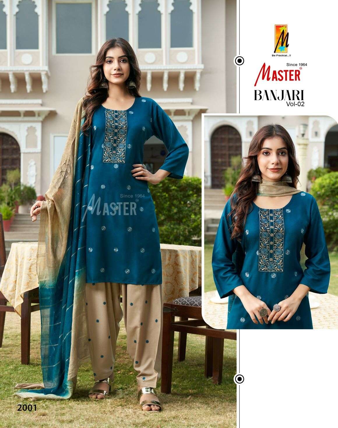 BANJARI VOL-2 BY MASTER IN HEAVY RAYON WITH ALL OVER BUTTIES AND TIE WORK 