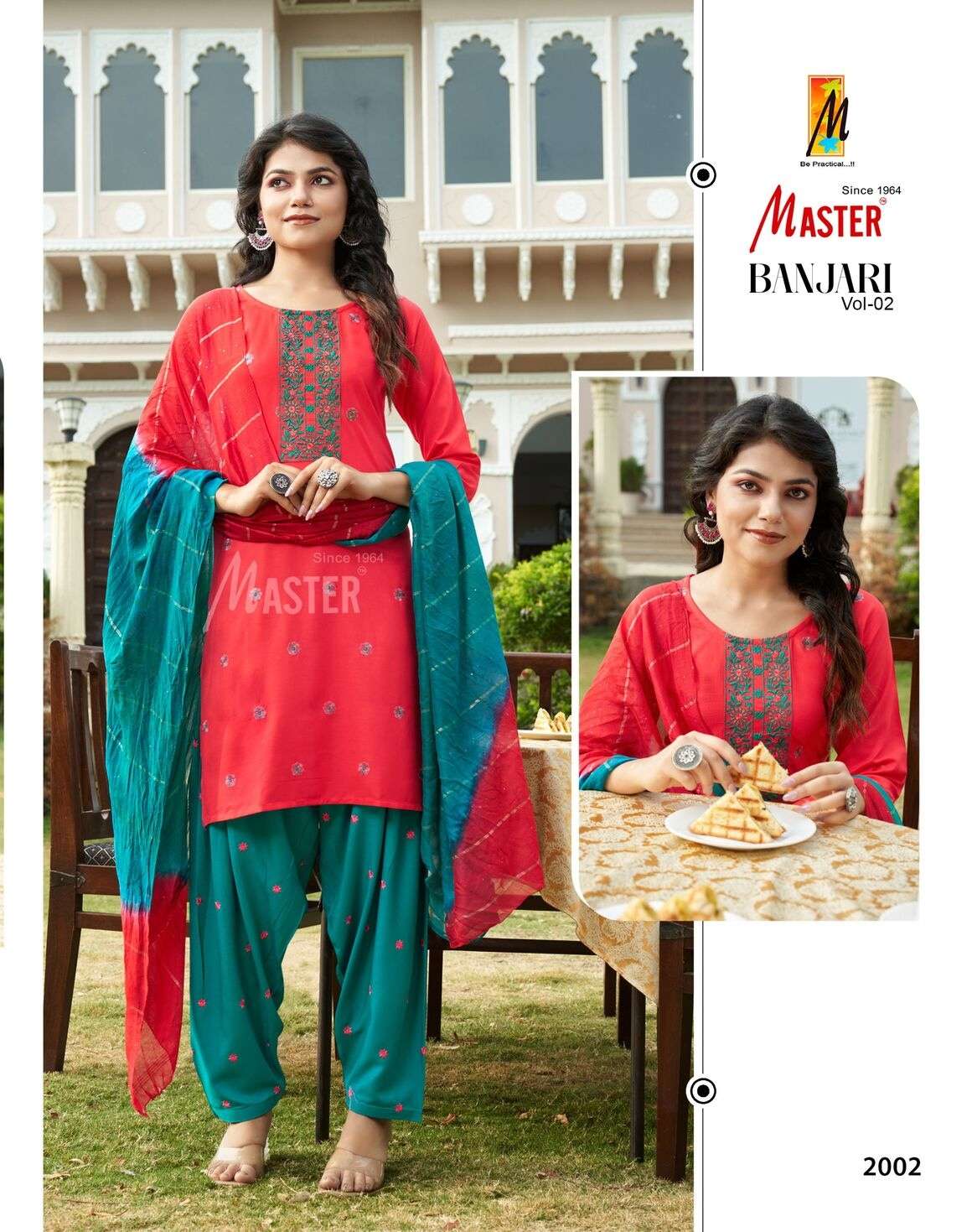 BANJARI VOL-2 BY MASTER IN HEAVY RAYON WITH ALL OVER BUTTIES AND TIE WORK 