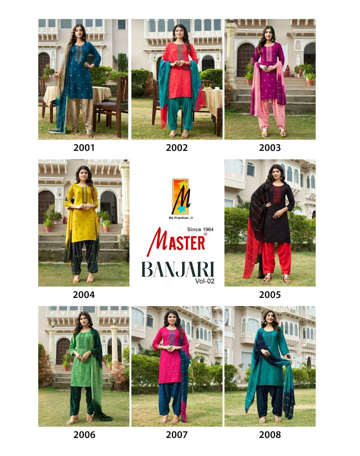 BANJARI VOL-2 BY MASTER IN HEAVY RAYON WITH ALL OVER BUTTIES AND TIE WORK 