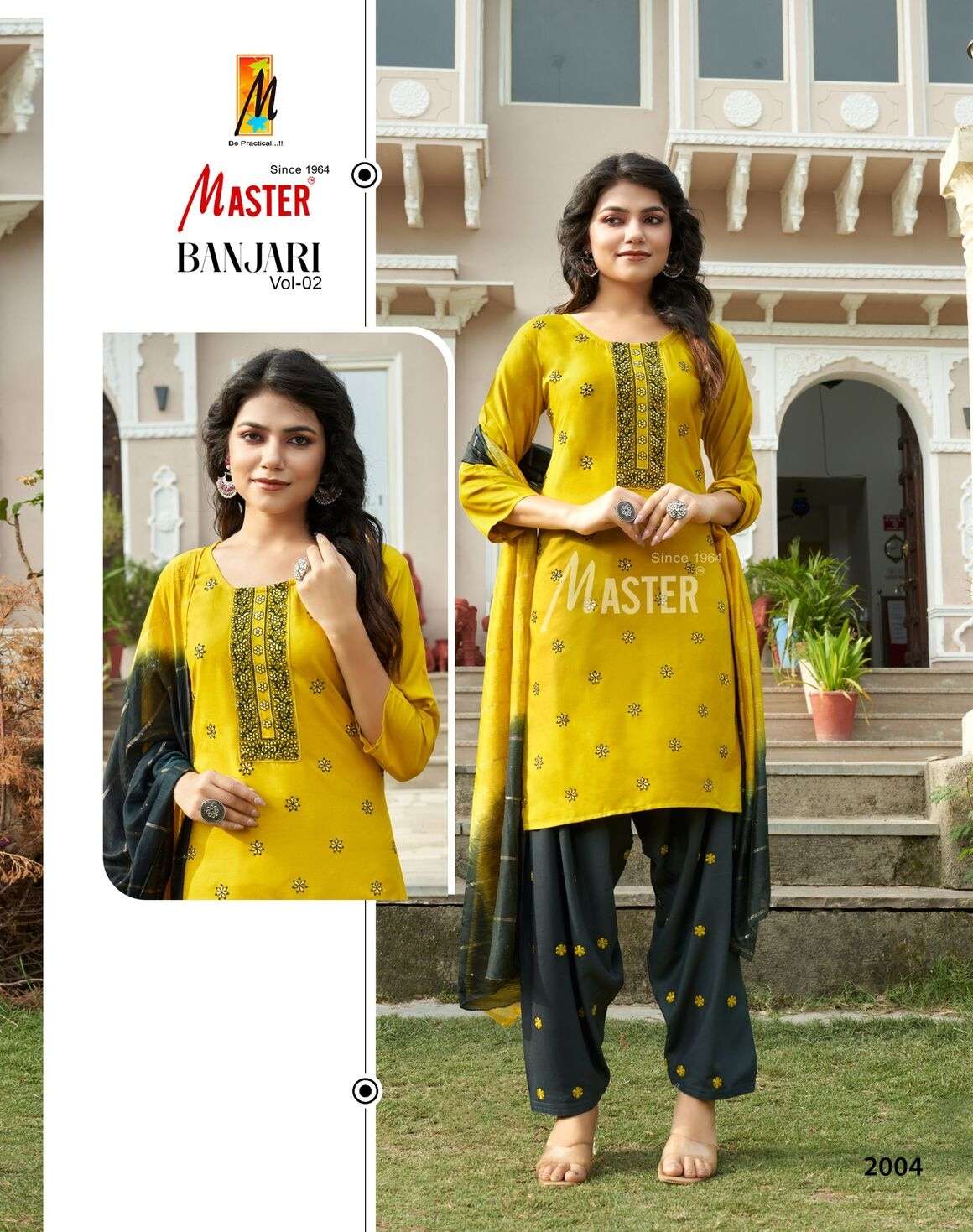 BANJARI VOL-2 BY MASTER IN HEAVY RAYON WITH ALL OVER BUTTIES AND TIE WORK 