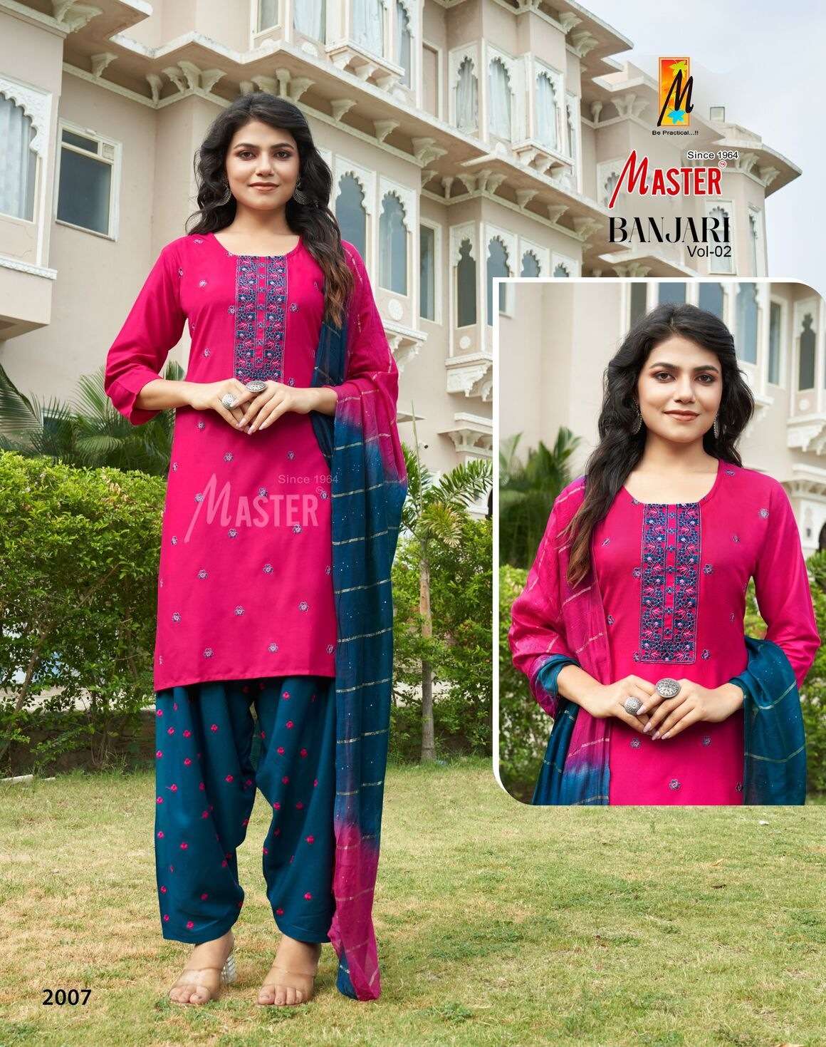 BANJARI VOL-2 BY MASTER IN HEAVY RAYON WITH ALL OVER BUTTIES AND TIE WORK 
