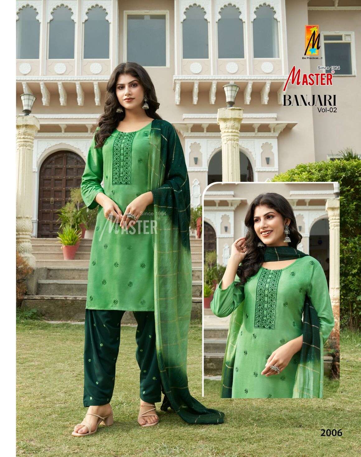 BANJARI VOL-2 BY MASTER IN HEAVY RAYON WITH ALL OVER BUTTIES AND TIE WORK 