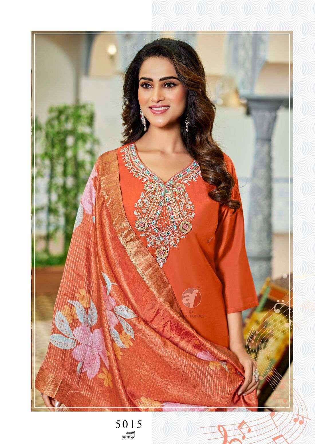 MAYRA VOL-8 BY ANJU FABRICS IN MODAL SILK KURTI PANT & DUPATTA WITH HEAVY HANDWORK 