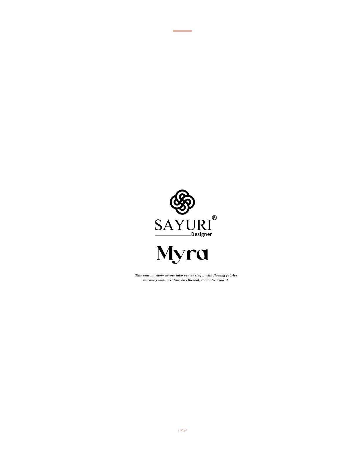 MYRA BY SAYURI DESIGNER IN PREMIUM REAL CHINON SILK WEDDING LOOK TOP WITH GHARARA