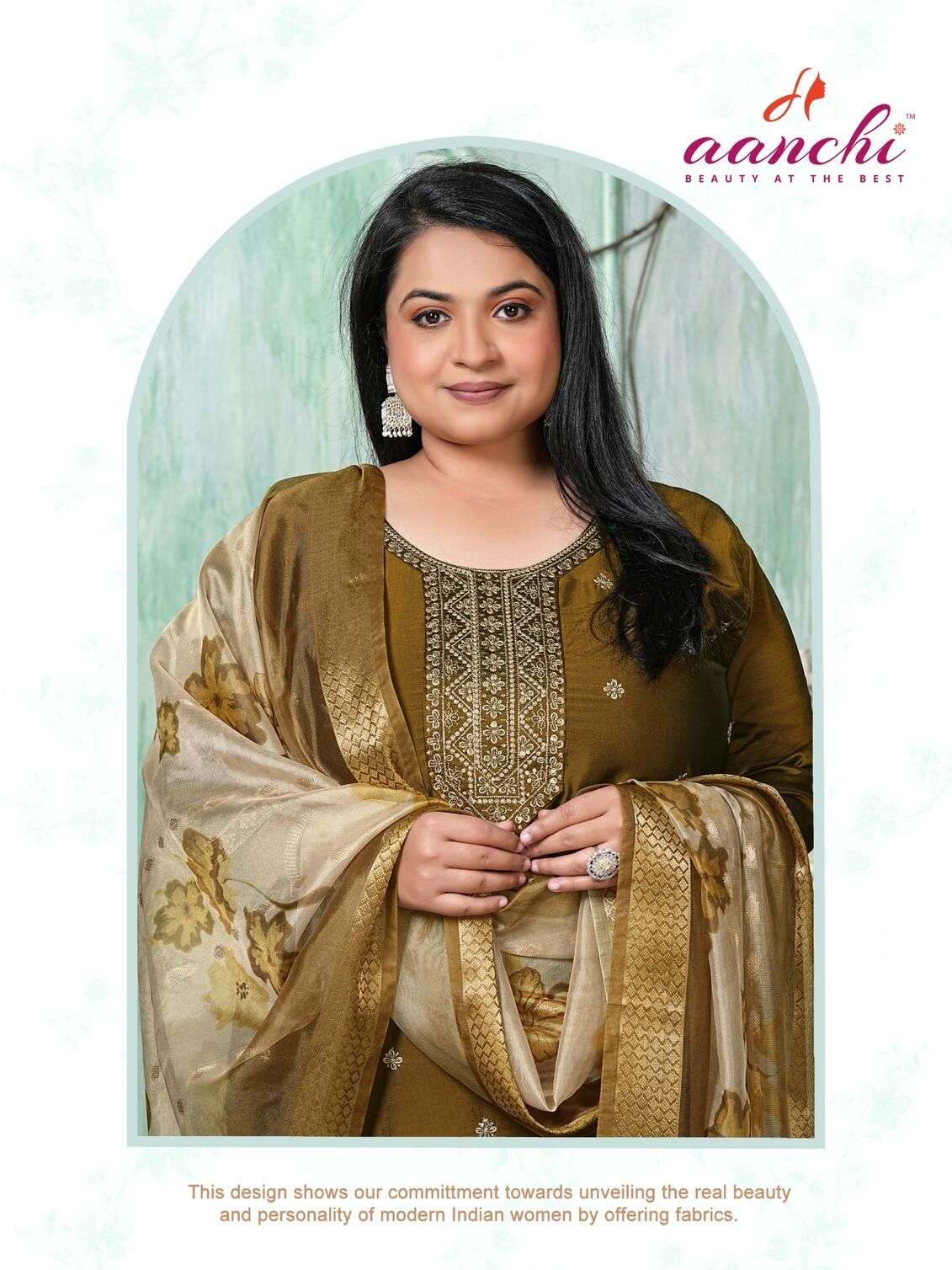 PLUS NAMRATA BY AANCHI IN RANGEELA SILK WITH FANCY DIGITAL DUPATTA WORK 