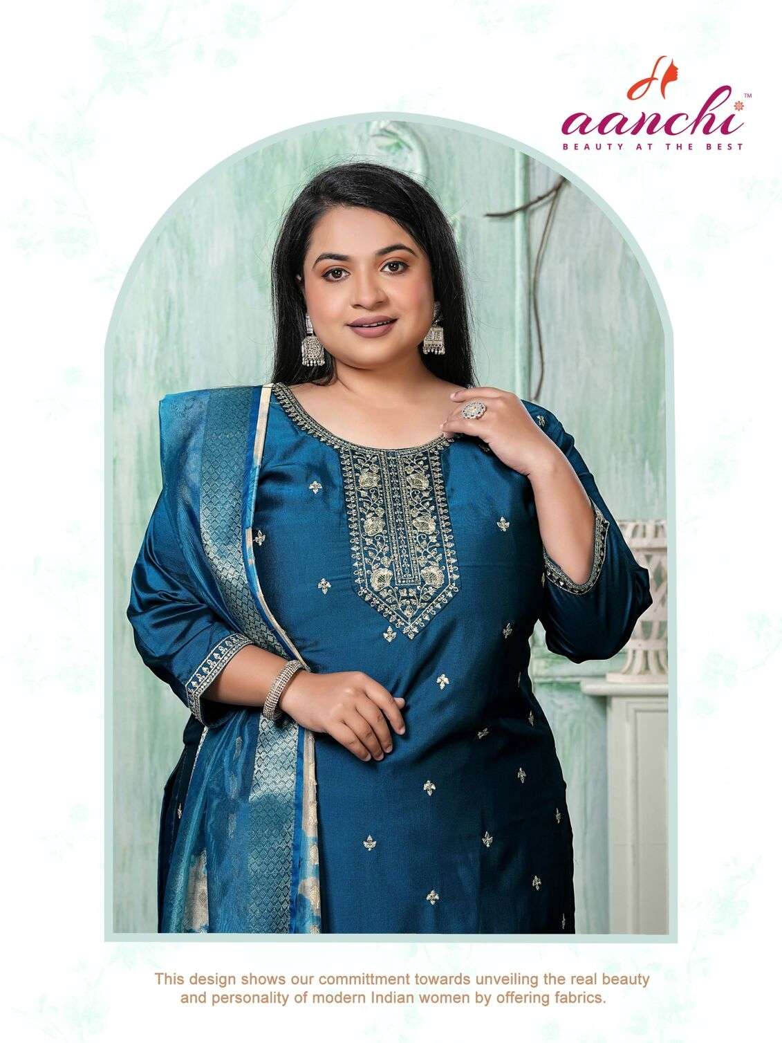 PLUS NAMRATA BY AANCHI IN RANGEELA SILK WITH FANCY DIGITAL DUPATTA WORK 